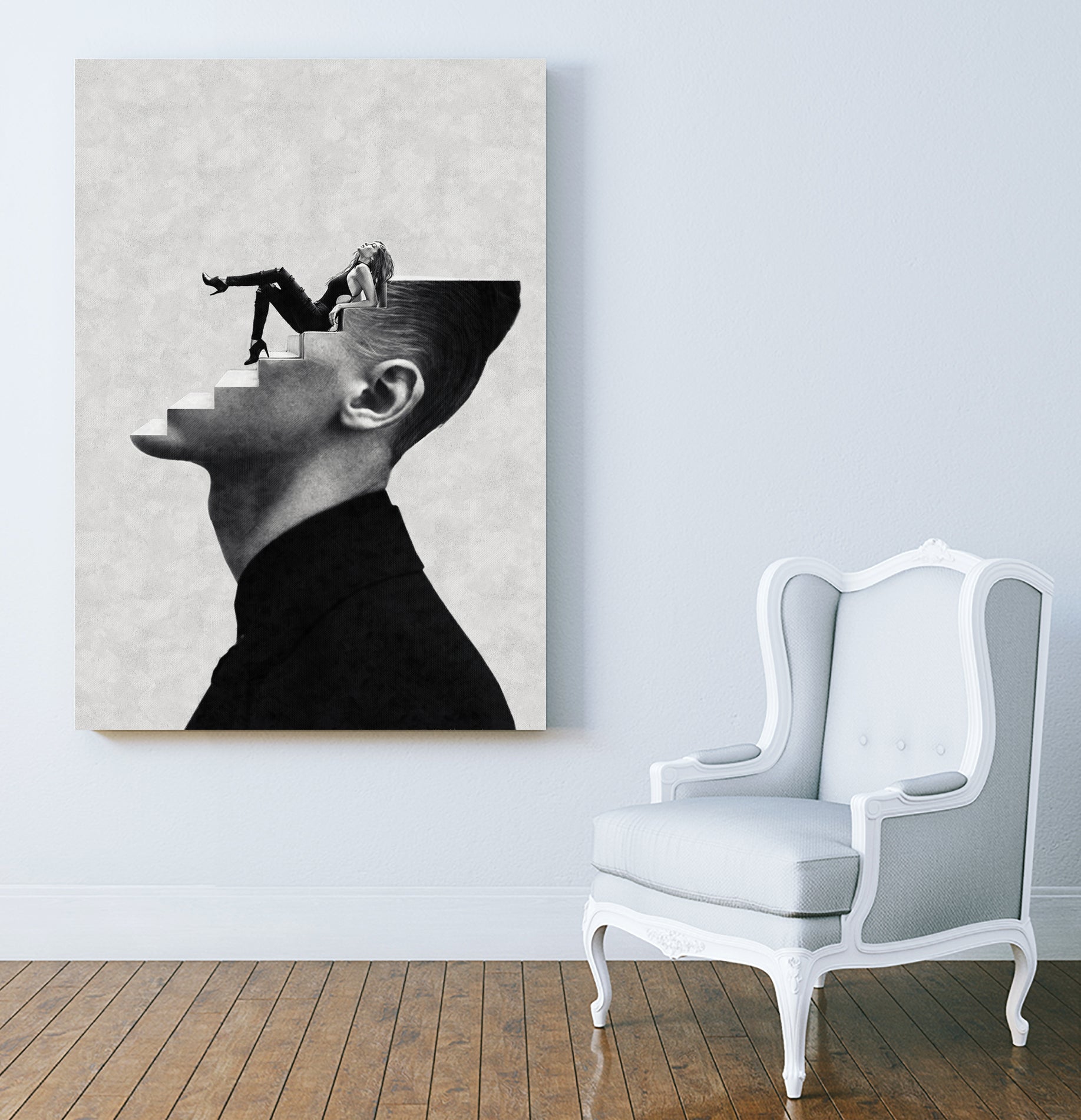 IT'S A WOMAN'S WORLD by Menelaos Trompoukis on GIANT ART - gray digital painting