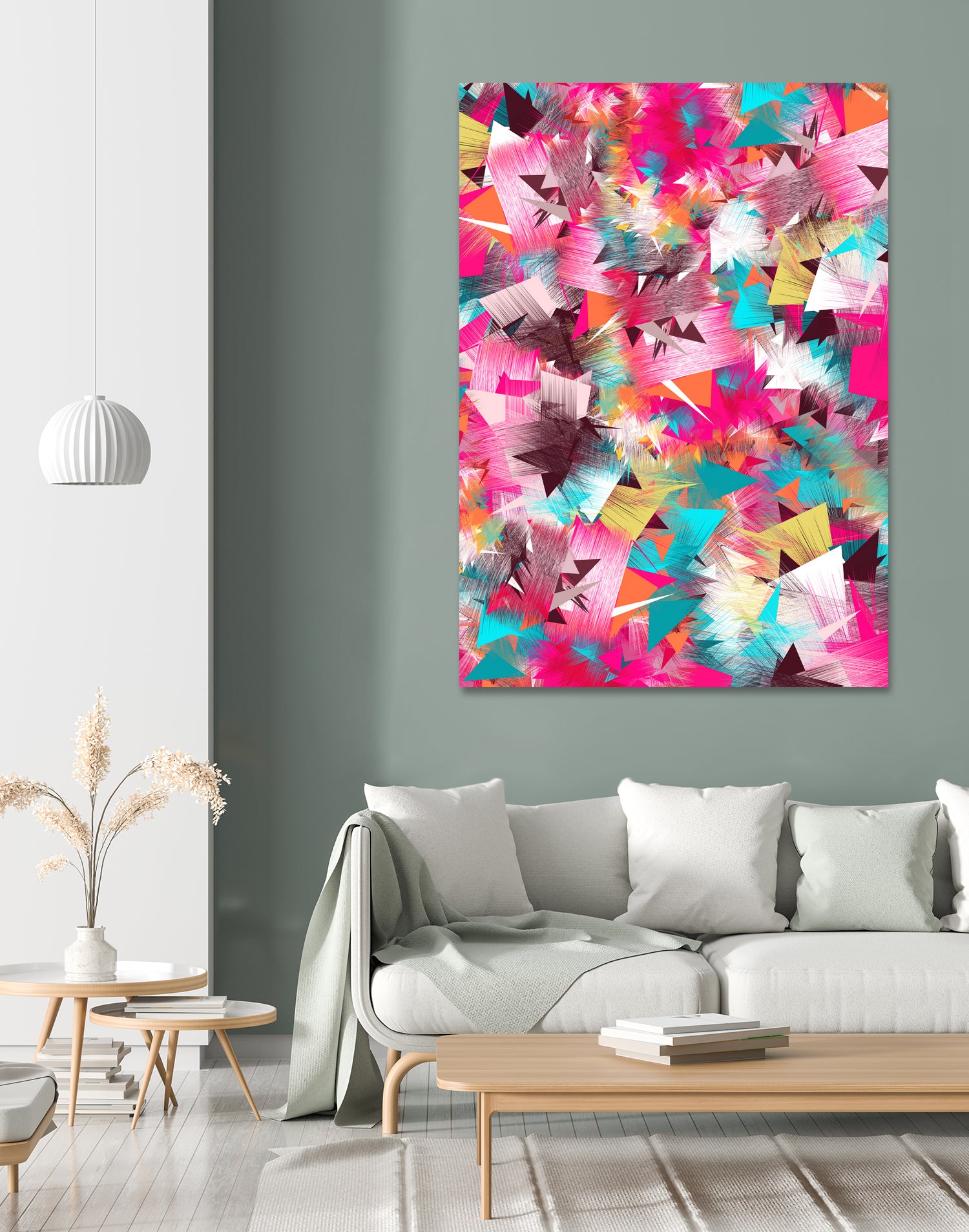 Colorful Place by Danny Jardim on GIANT ART - pink digital painting