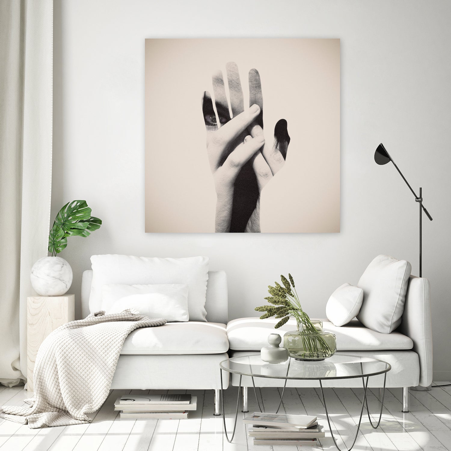 Hideaway Hands by Dan Mountford on GIANT ART - photo illustration
