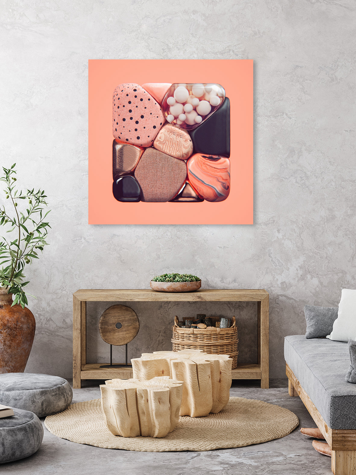 N°343 by Roman Bratschi on GIANT ART - orange 3d art