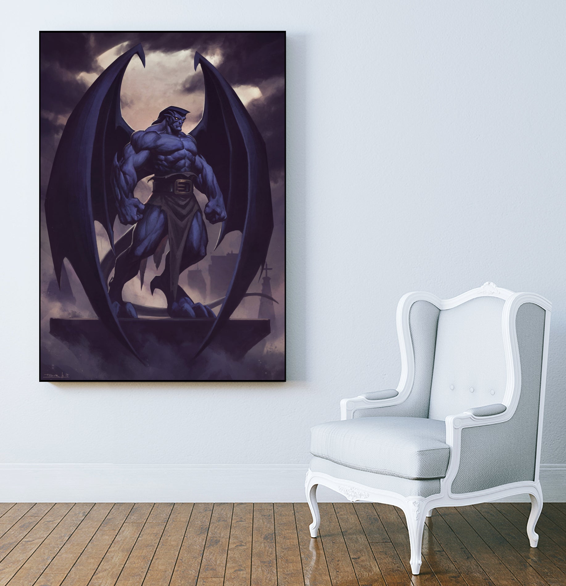 Goliath by Todor Hristov on GIANT ART - black digital painting