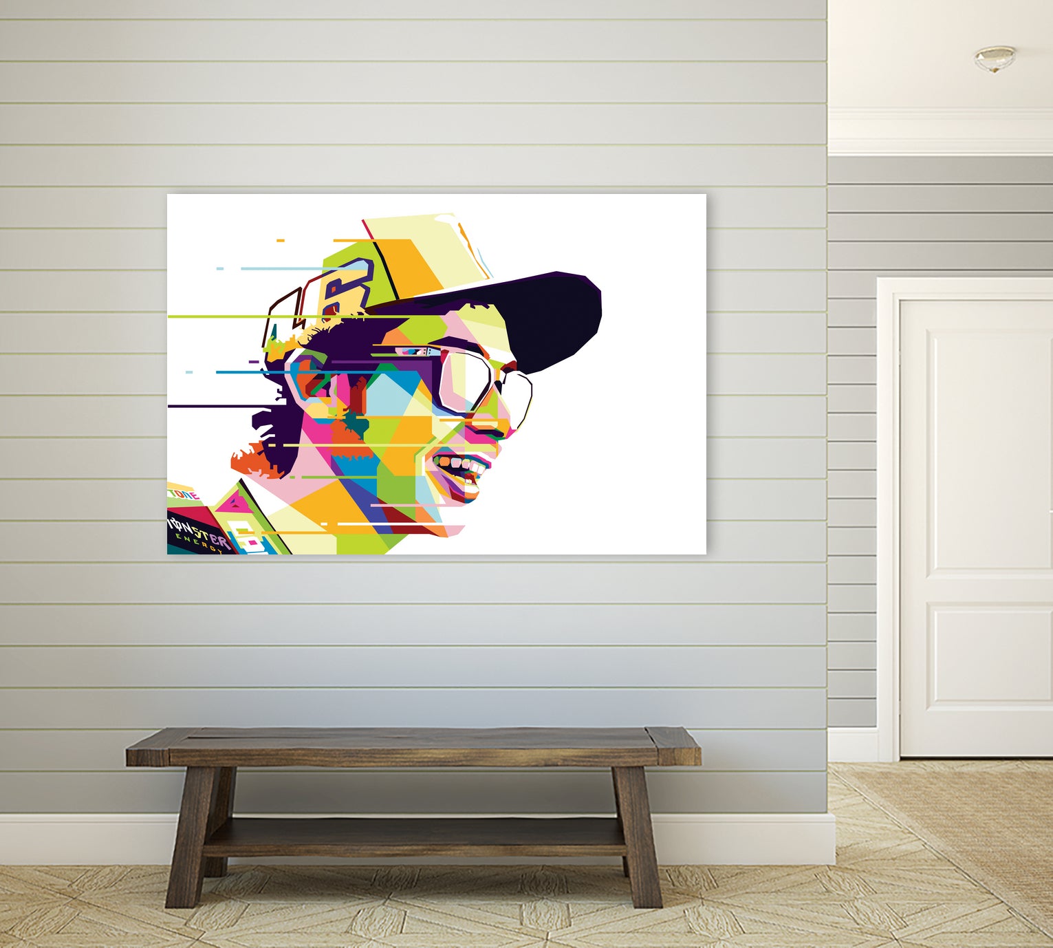 Valentino Rossi (Alt) by Ahmad Taufiq on GIANT ART - white digital drawing