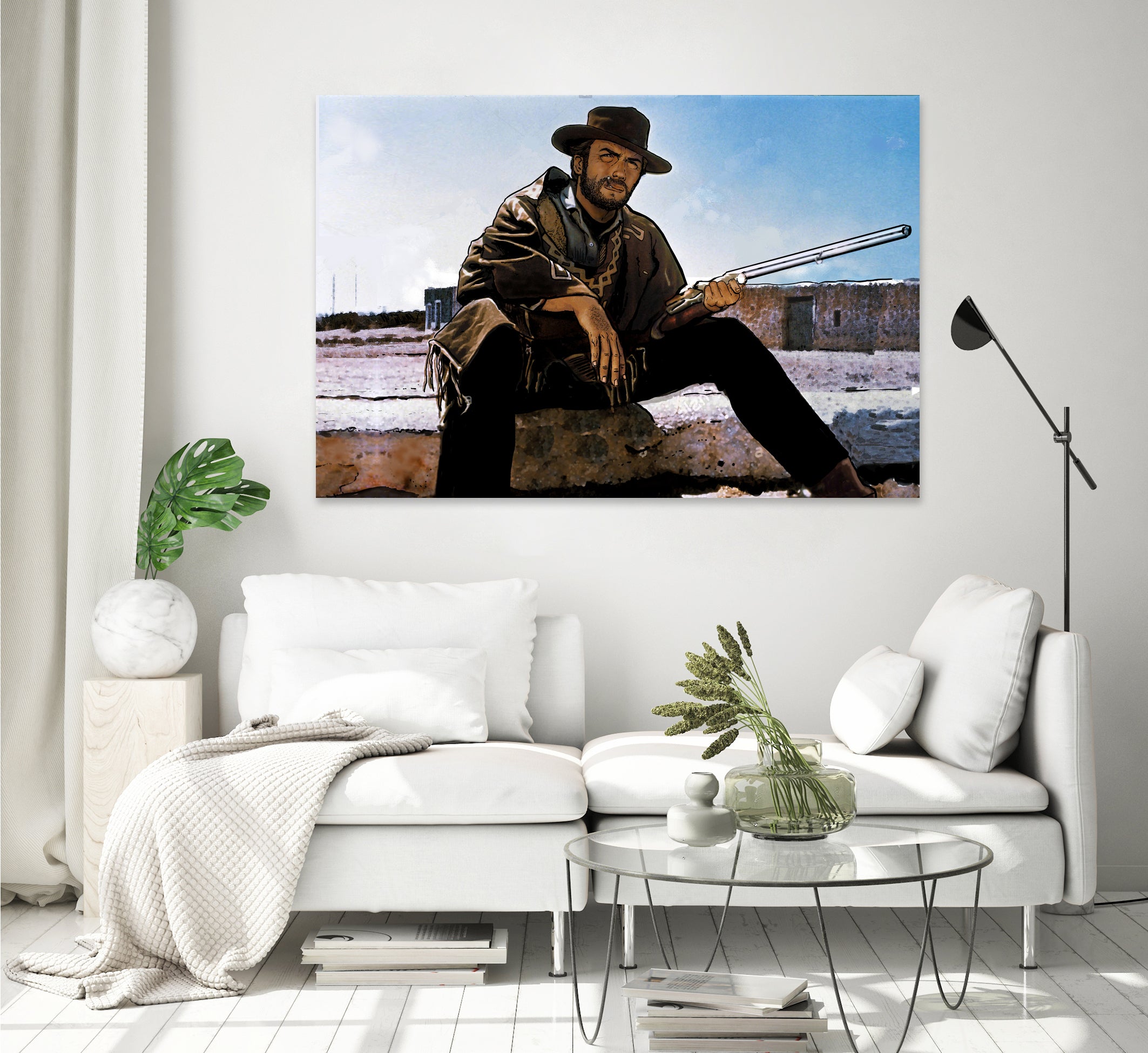 Clint Eastwood - The Man With No Name by Dan Avenell on GIANT ART - green character design