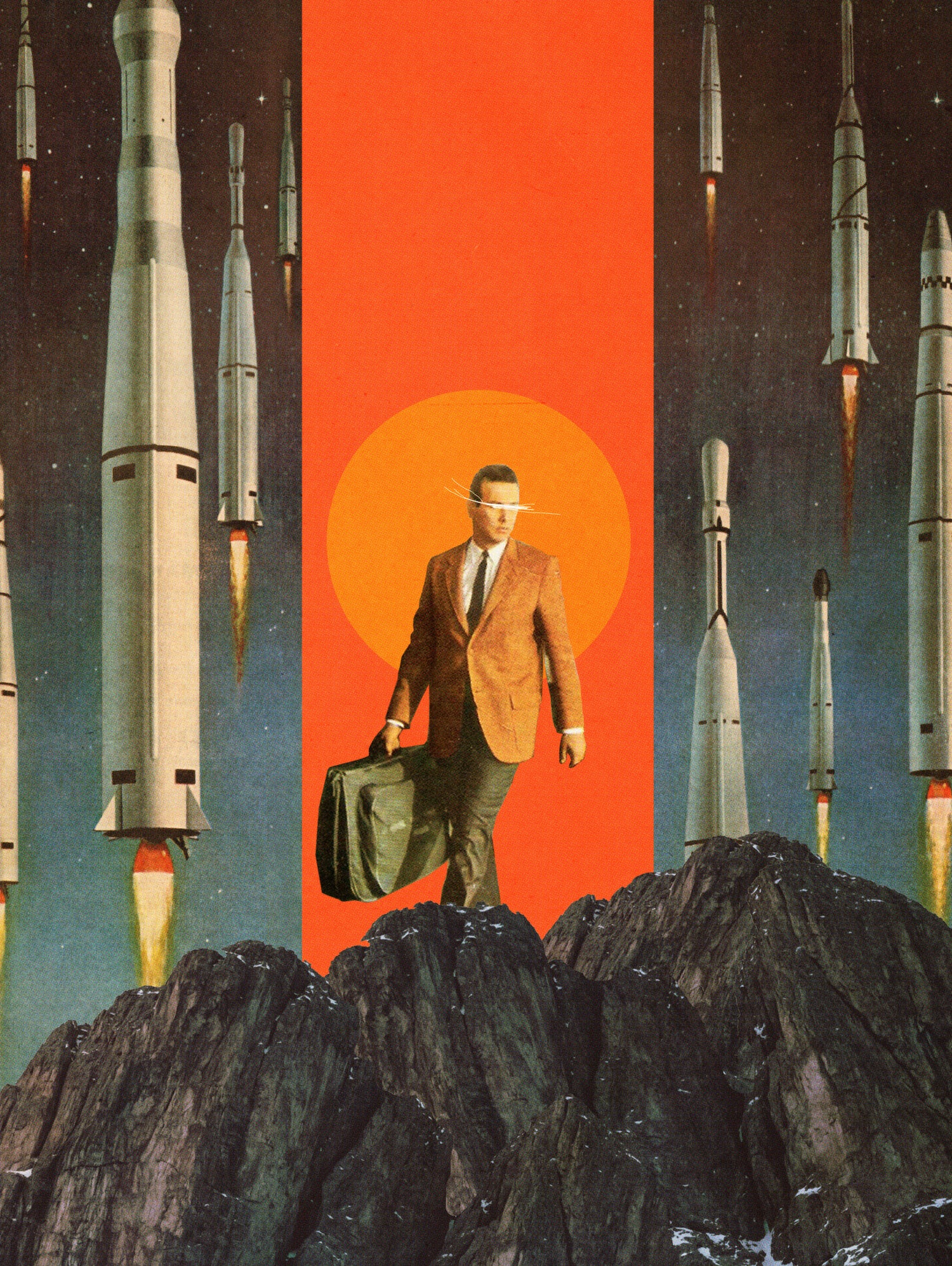 The Departure by Frank Moth on GIANT ART - red photo manipulation