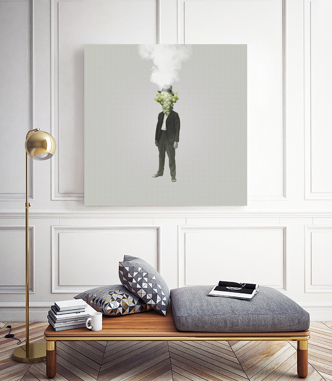 Grape Mugshot by Isa Valimaki on GIANT ART - green photo manipulation