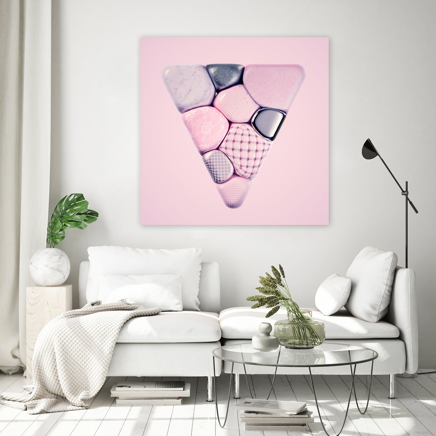 N°344 by Roman Bratschi on GIANT ART - pink 3d art