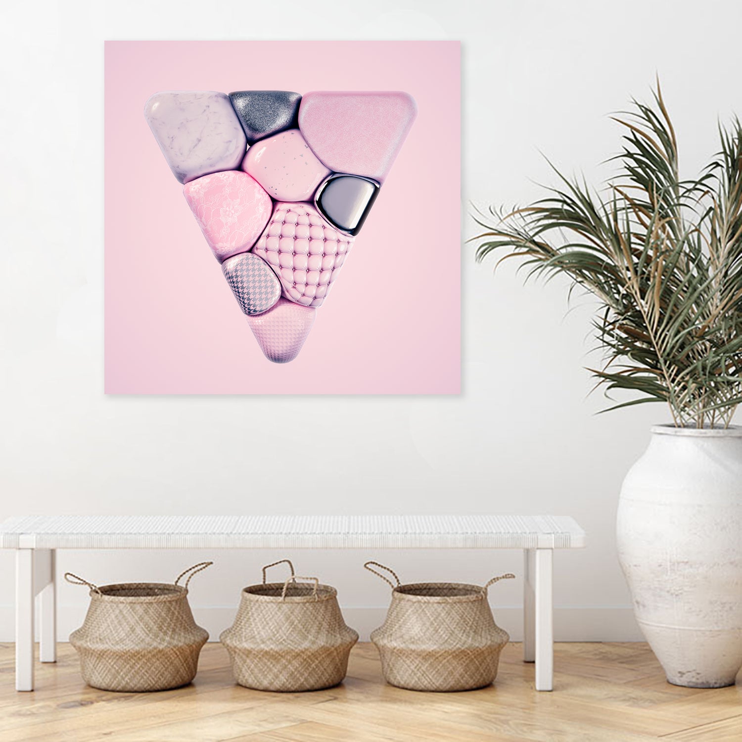 N°344 by Roman Bratschi on GIANT ART - pink 3d art