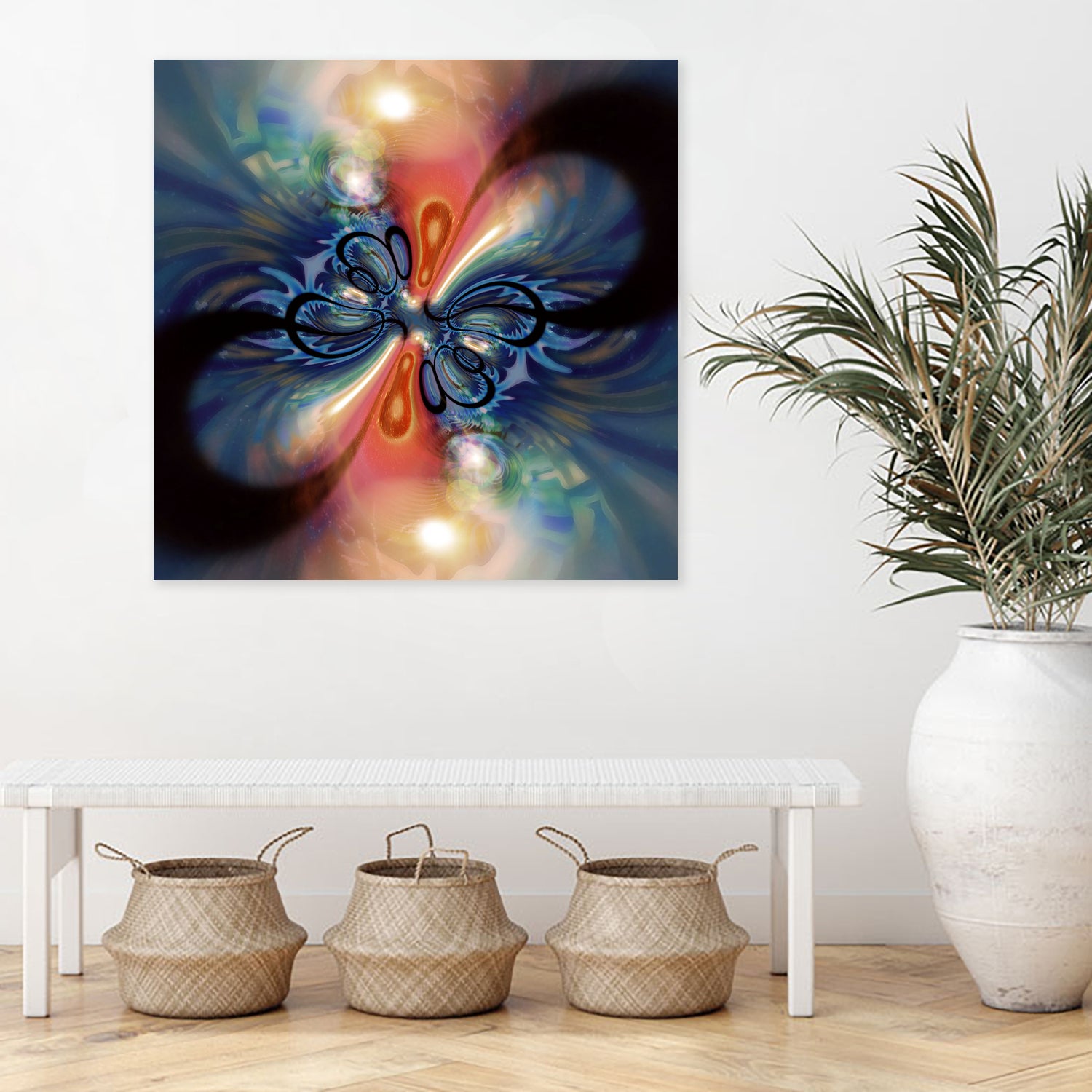 Infinity Machine 231 by Sean Mullin on GIANT ART - blue digital painting