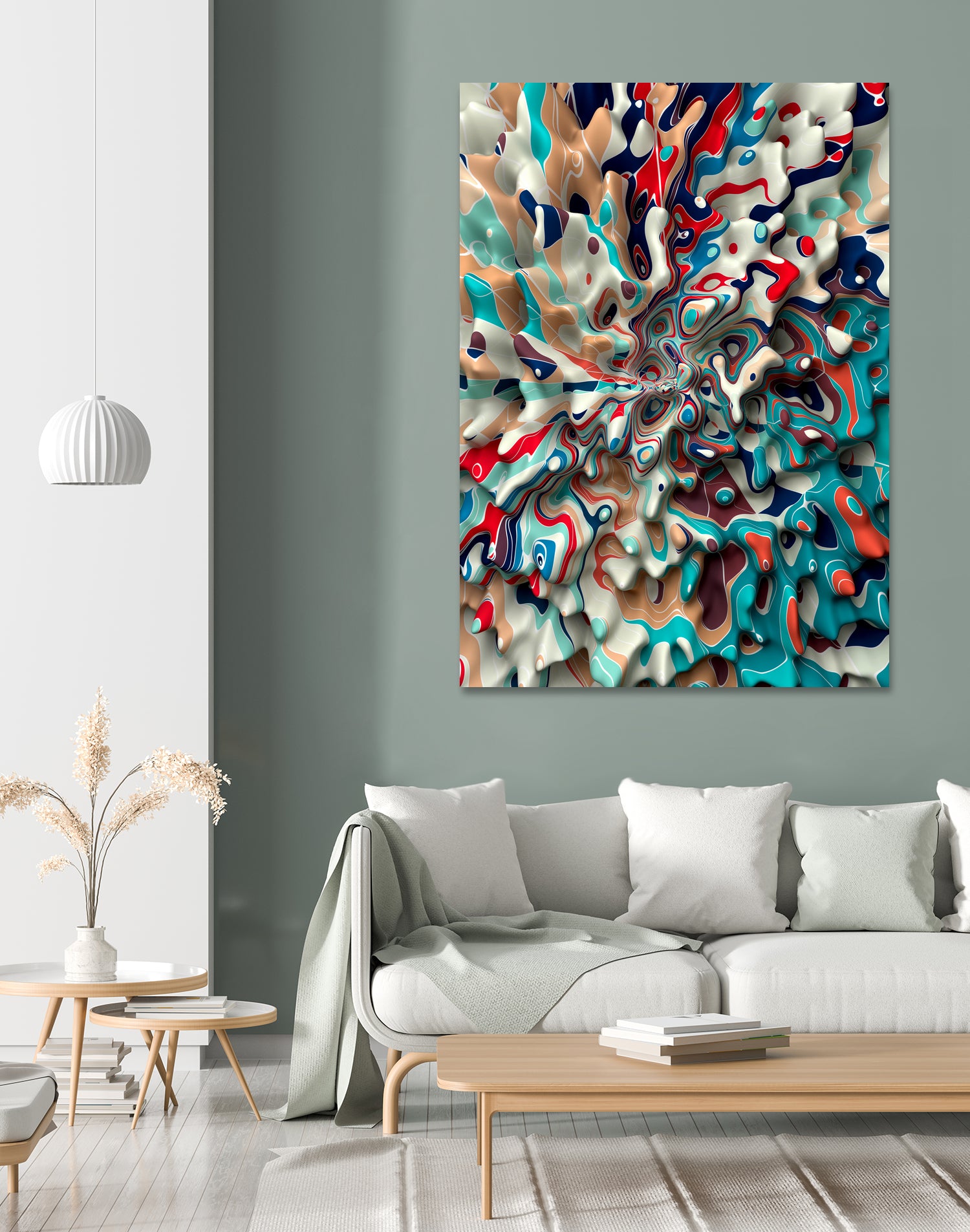 Weird-Surface by Danny Jardim on GIANT ART - blue digital painting