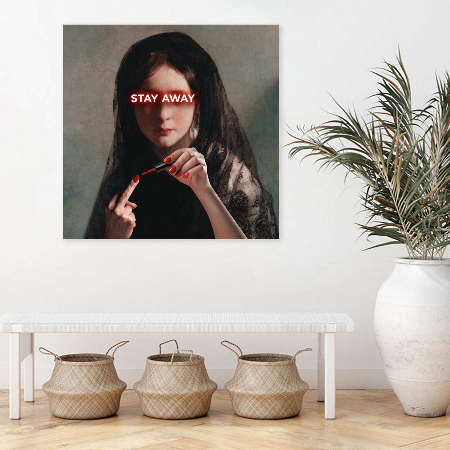 Stay Away by Mehmet Geren on GIANT ART - red photo manipulation