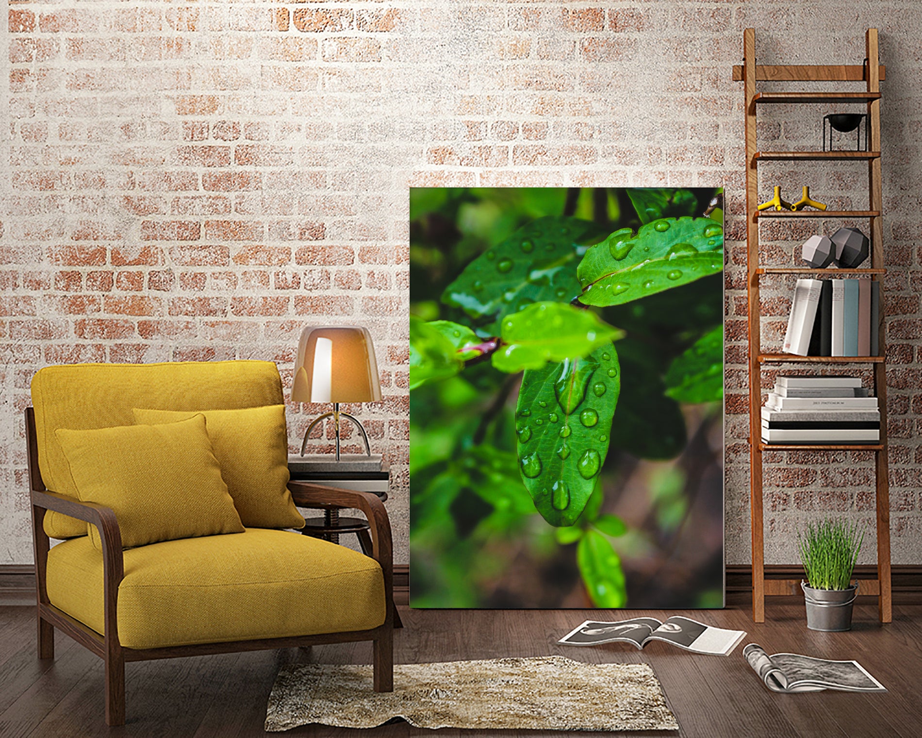 The Garden: After Rain by Brandon Greer on GIANT ART - green photo manipulation