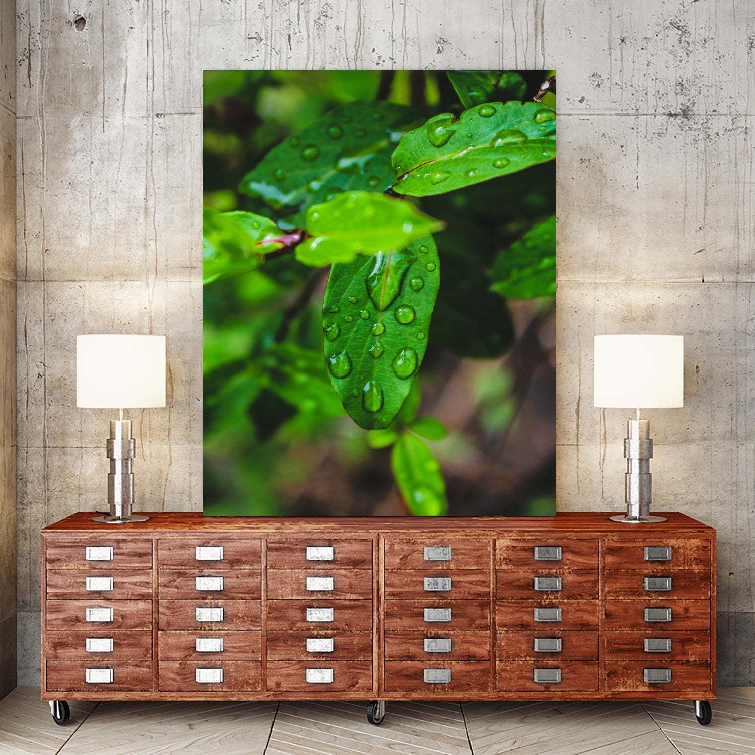 The Garden: After Rain by Brandon Greer on GIANT ART - green photo manipulation