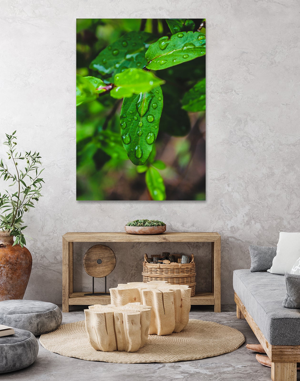 The Garden: After Rain by Brandon Greer on GIANT ART - green photo manipulation