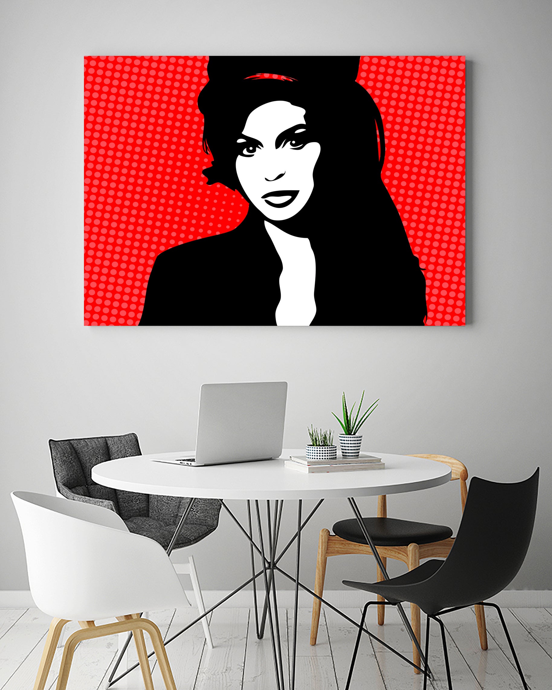 Amy Winehouse | Pop Art by William Cuccio on GIANT ART - red digital painting
