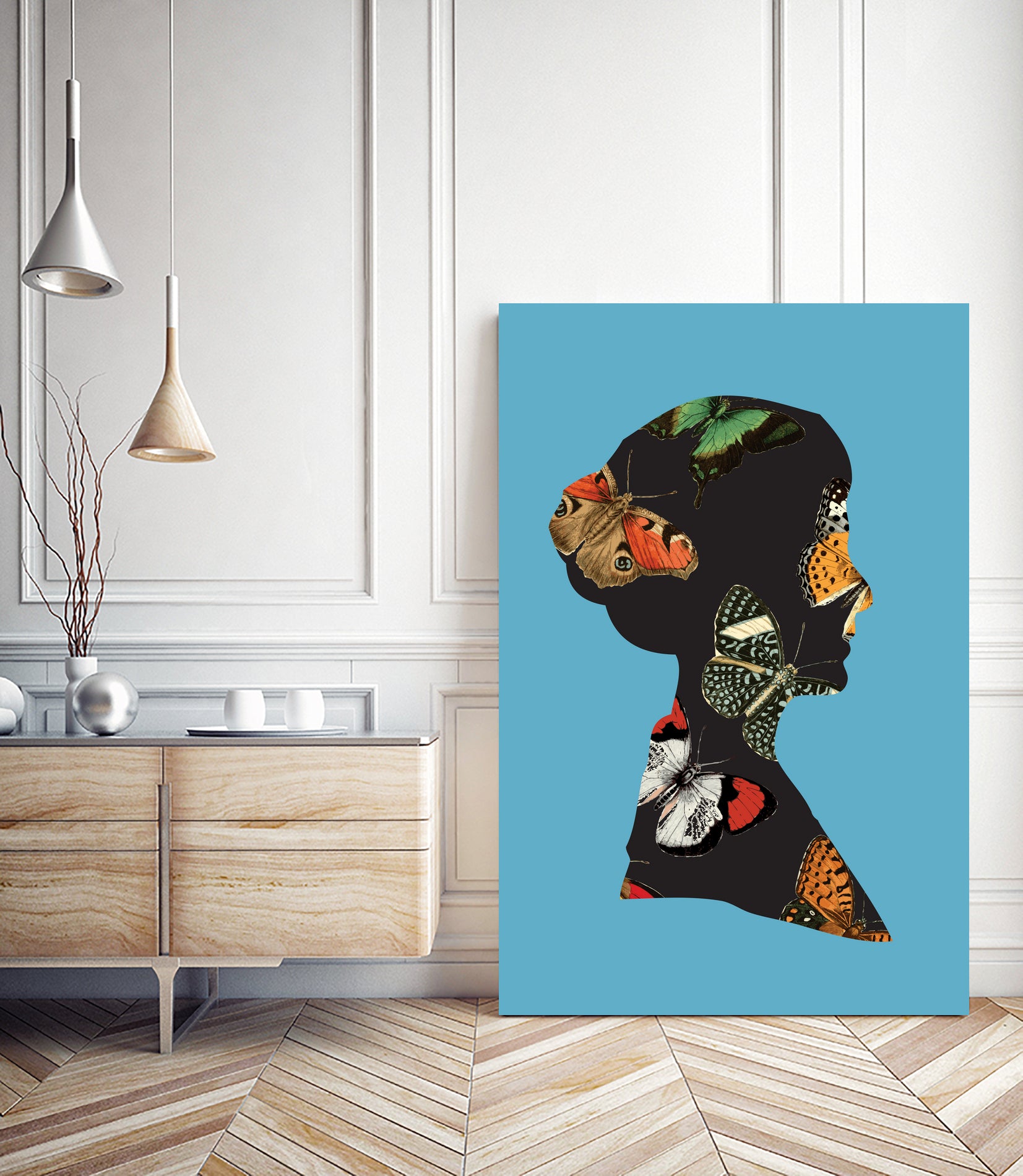 Nelly Aqua by Thomas Fernez on GIANT ART - blue digital drawing