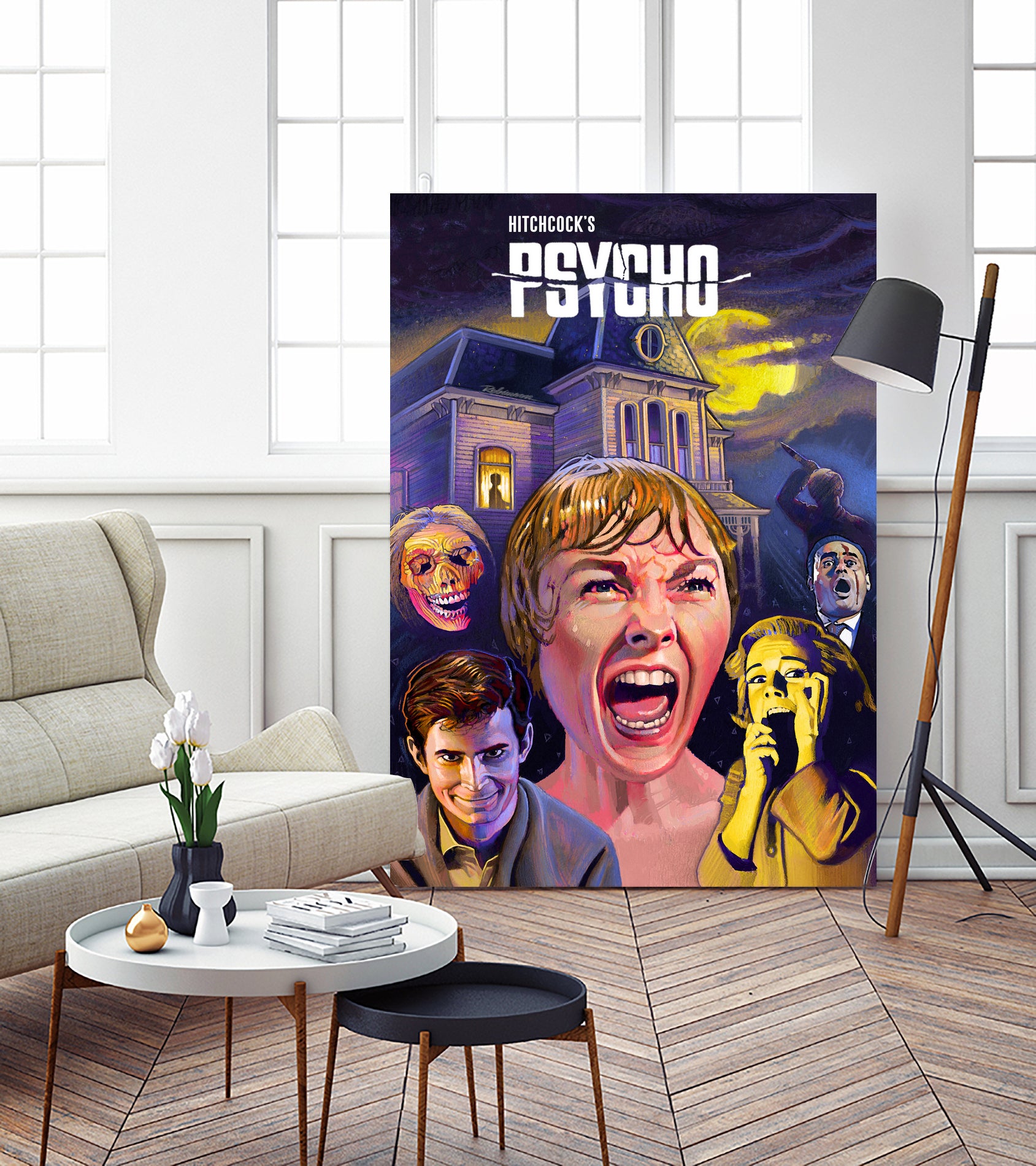 Psycho by Dave Robinson on GIANT ART - fuchsia digital painting