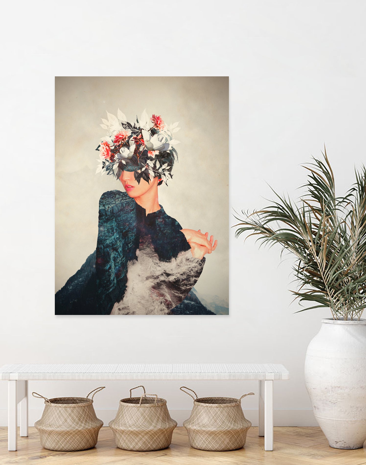 Kumiko by Frank Moth on GIANT ART - blue photo manipulation