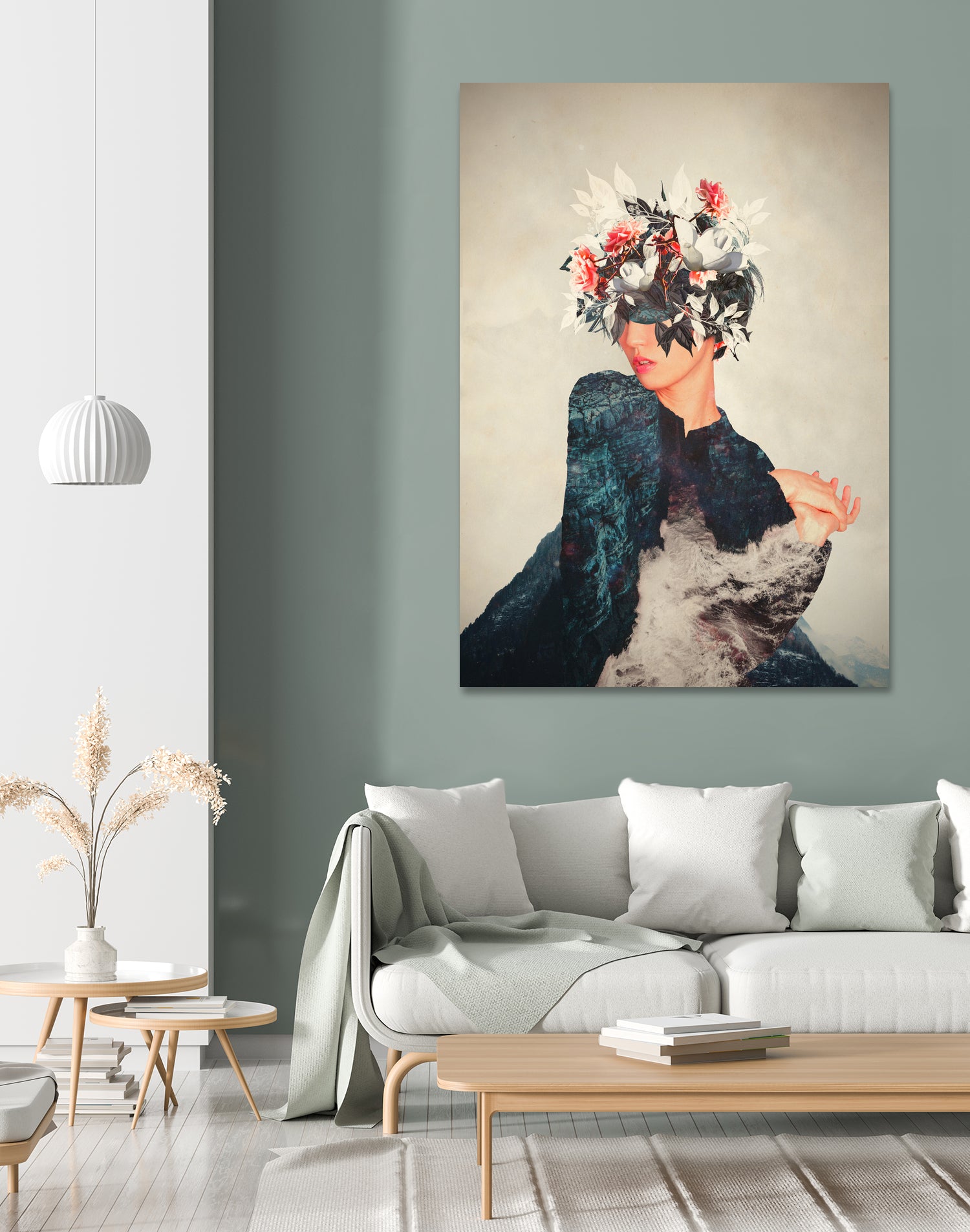 Kumiko by Frank Moth on GIANT ART - blue photo manipulation