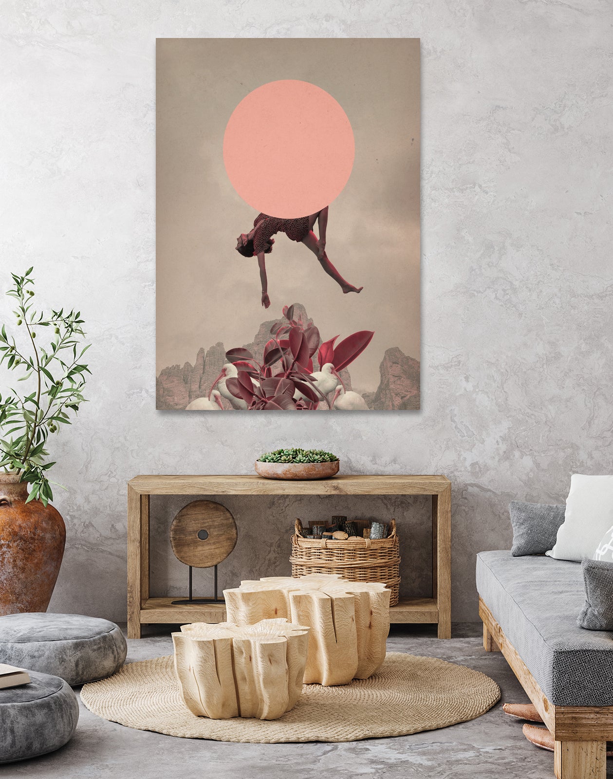 The Fall by Frank Moth on GIANT ART - pink photo manipulation