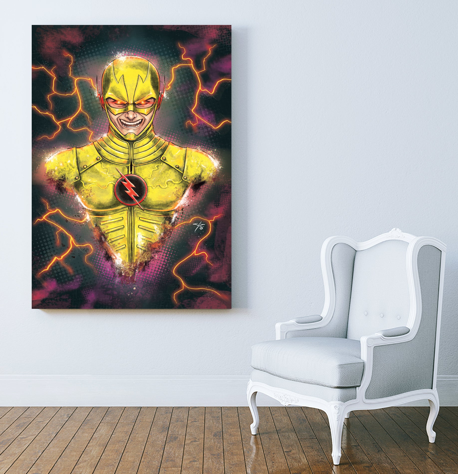 Reverse Speedster by John Paul Perez on GIANT ART - yellow digital painting