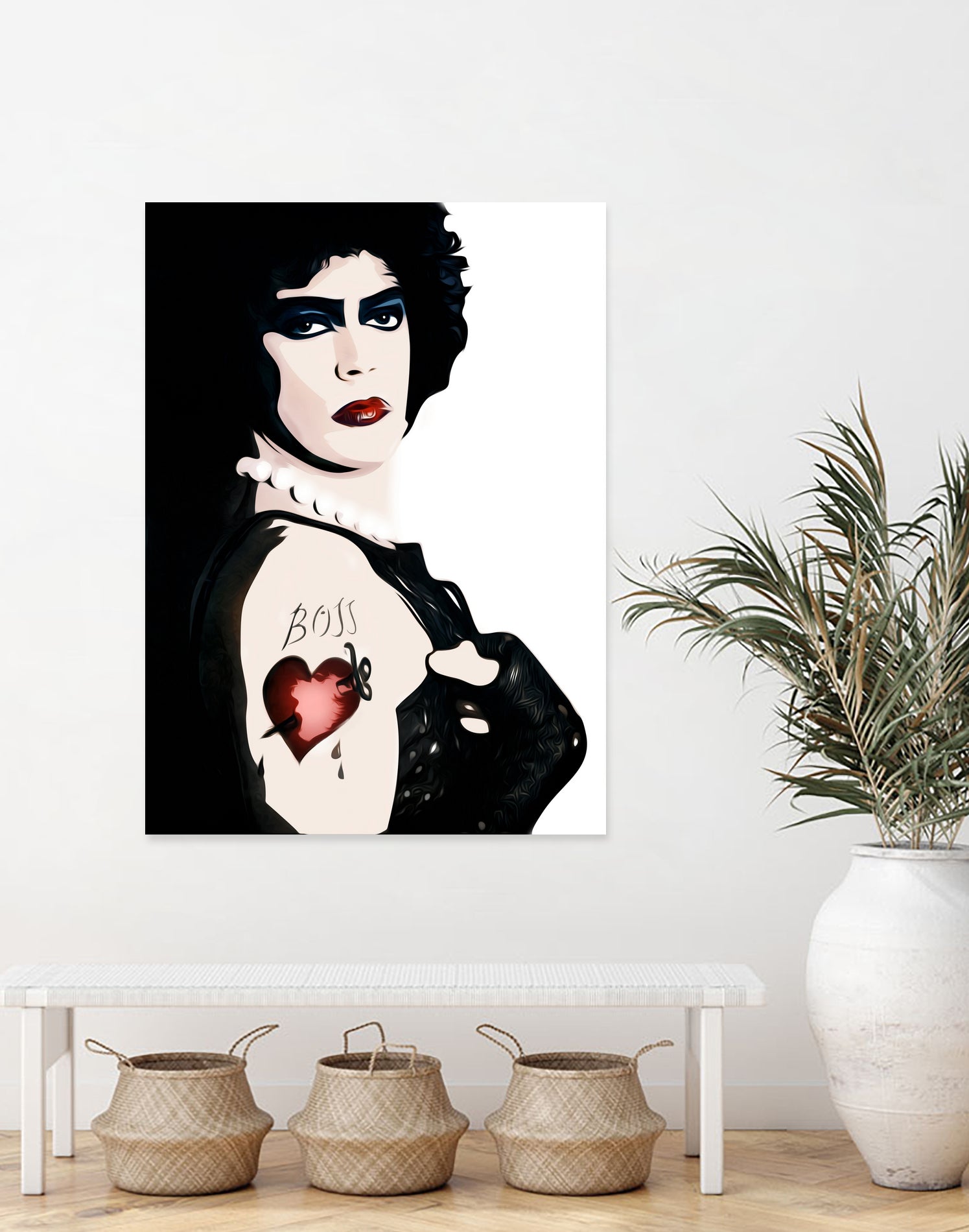 Dr Frank n Furter | Rocky Horror Picture Show by William Cuccio on GIANT ART - white digital painting