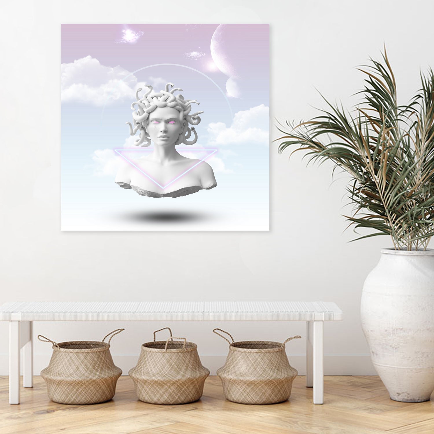medusa by Caterina Lo Cicero on GIANT ART - white digital painting