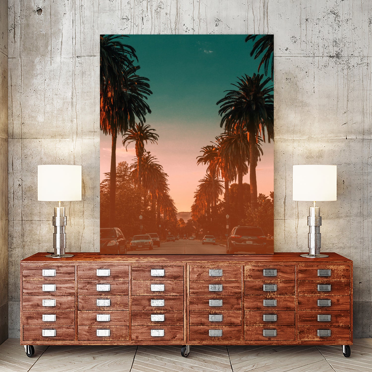 California Dreaming by Ben Angus on GIANT ART - orange photo illustration