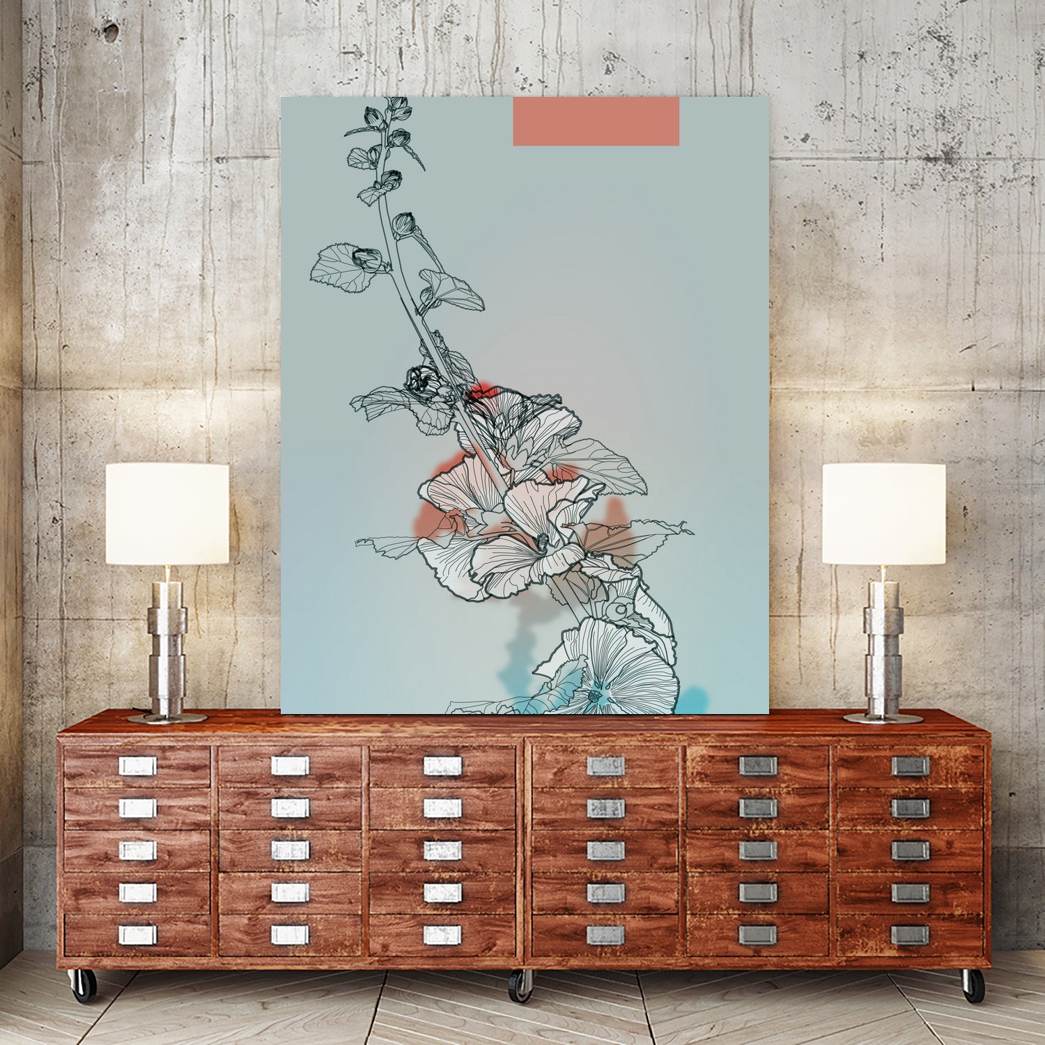 Mallow by Beata Wielgos on GIANT ART - gray digital drawing