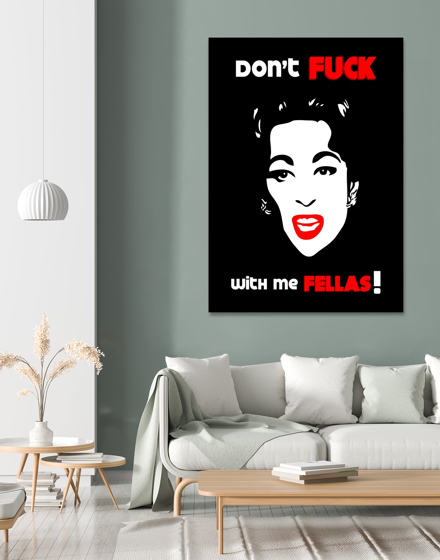 Mommie Dearest | Don't Fuck with me Fellas | Pop Art by William Cuccio on GIANT ART - black digital painting