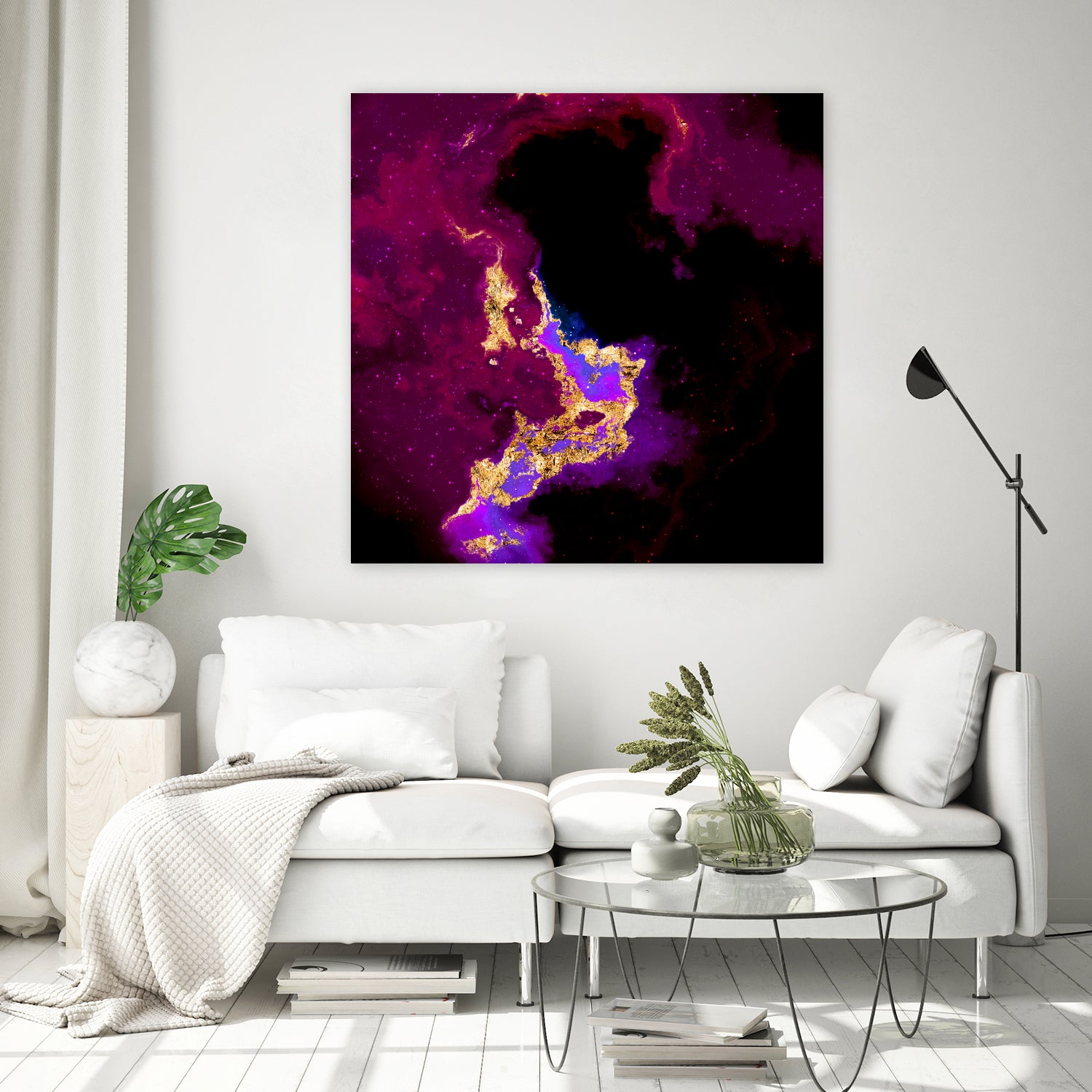 100 Nebulas in Space 018 by Raul Andre Petrasanta on GIANT ART - red digital painting