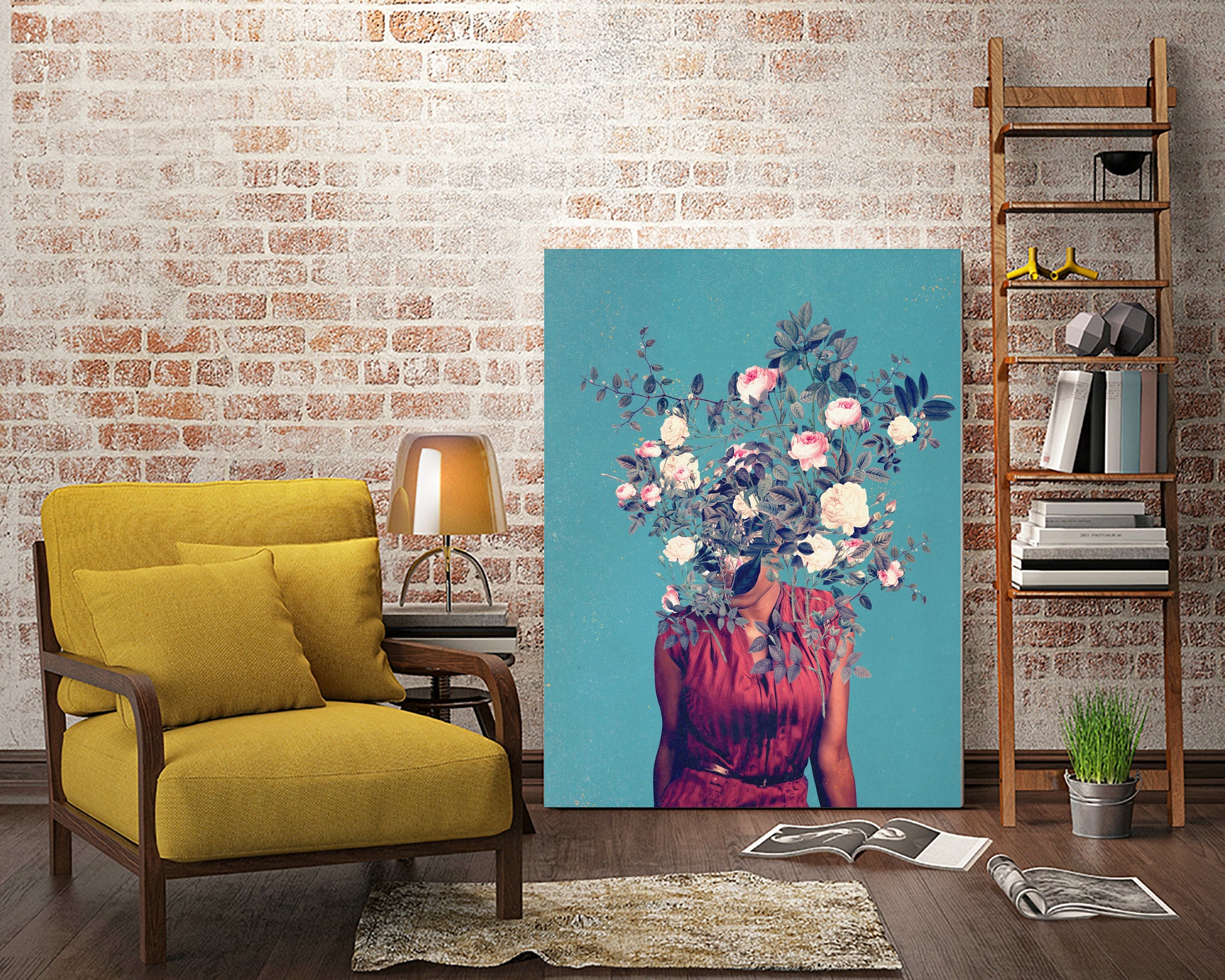 The First Noon I dreamt of You by Frank Moth on GIANT ART - blue digital painting