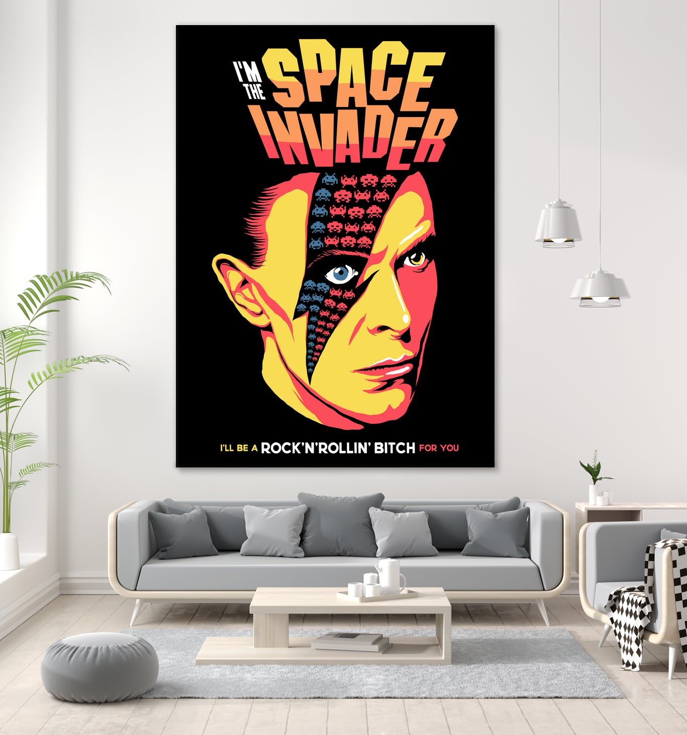 Moonage Daydream by Bily Mariano da Luz on GIANT ART - black digital drawing