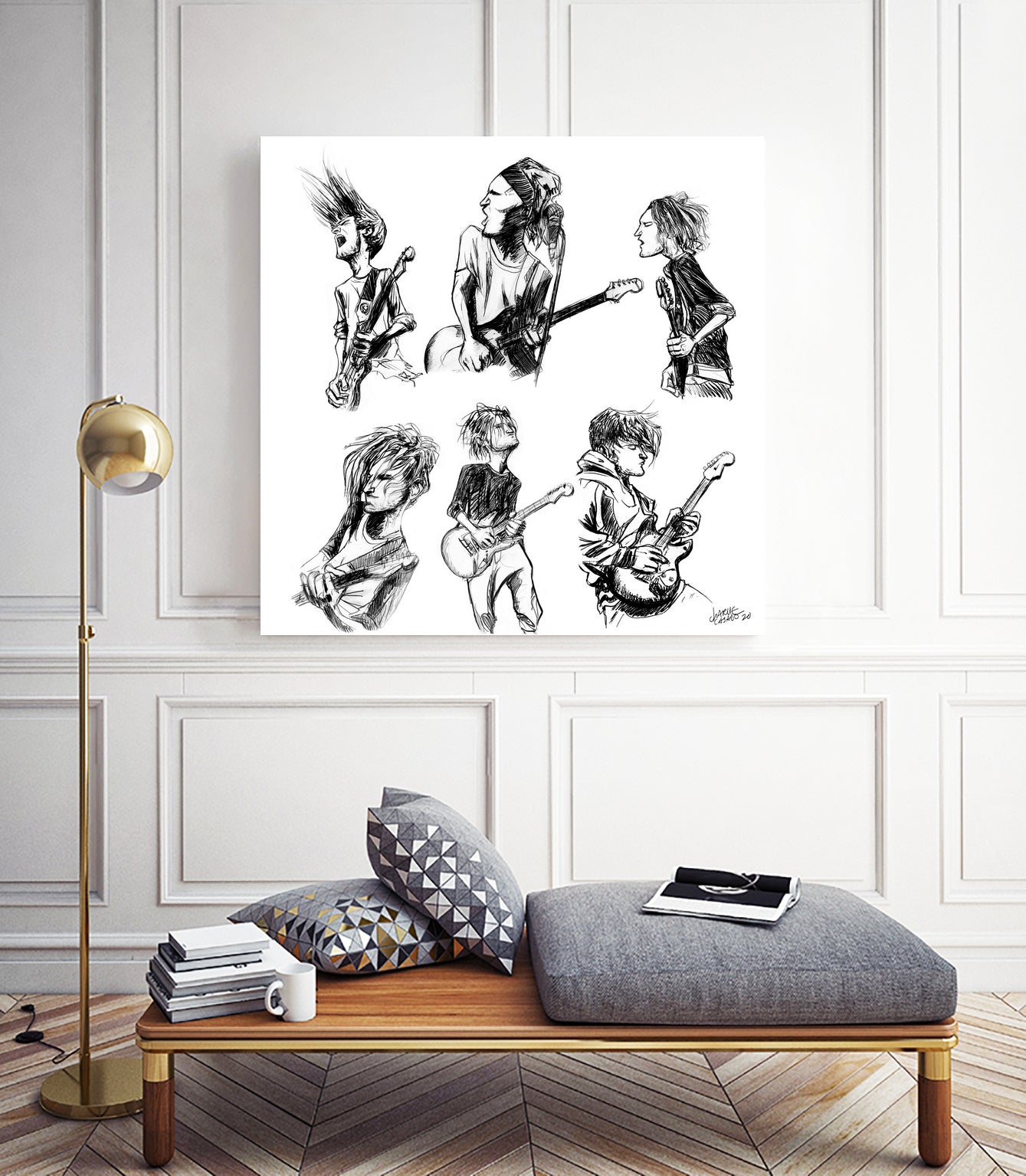 Josh Adam K by Charlie Casado on GIANT ART - white character design