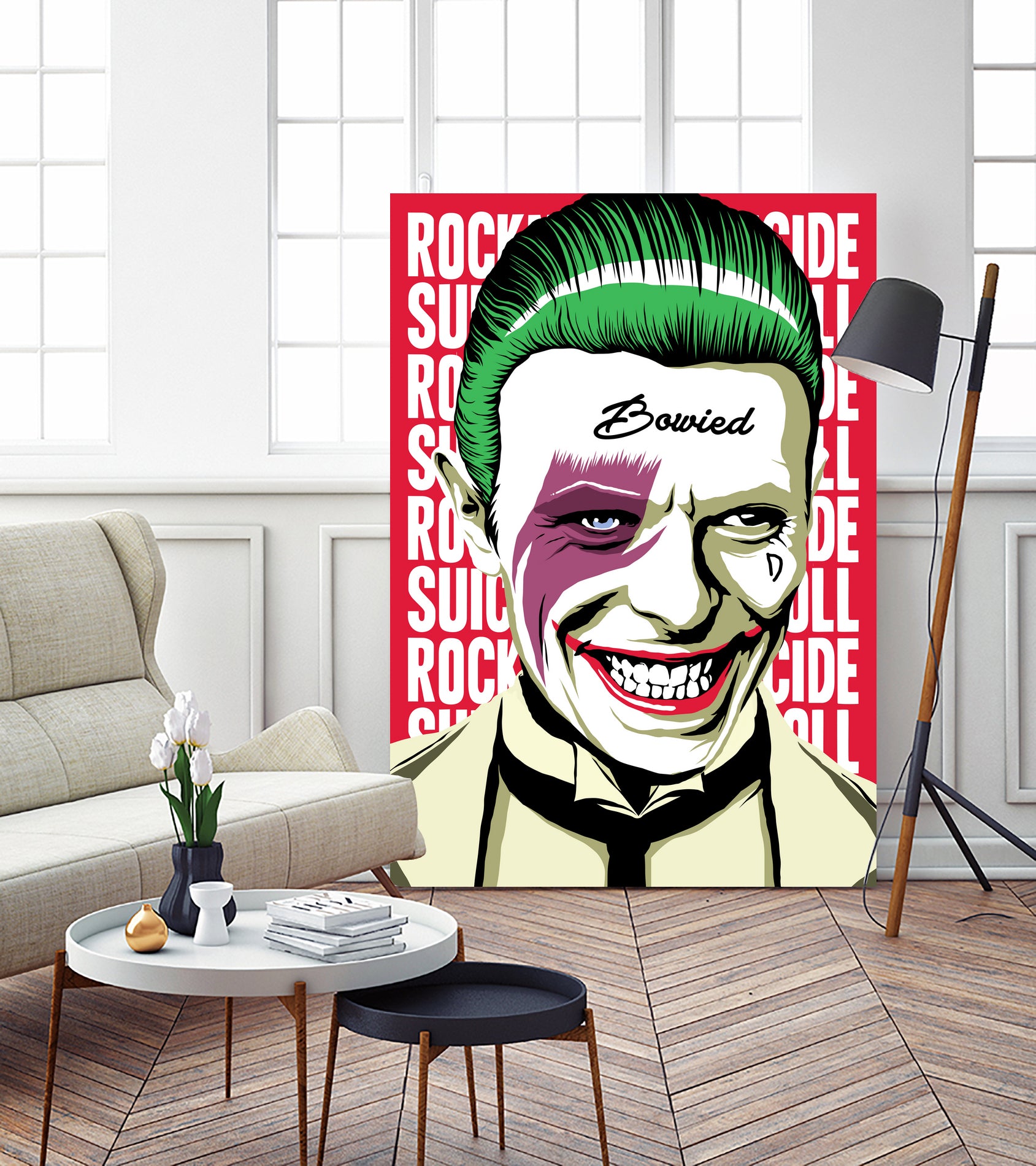 Rock n Roll Suicide by Bily Mariano da Luz on GIANT ART - red digital drawing