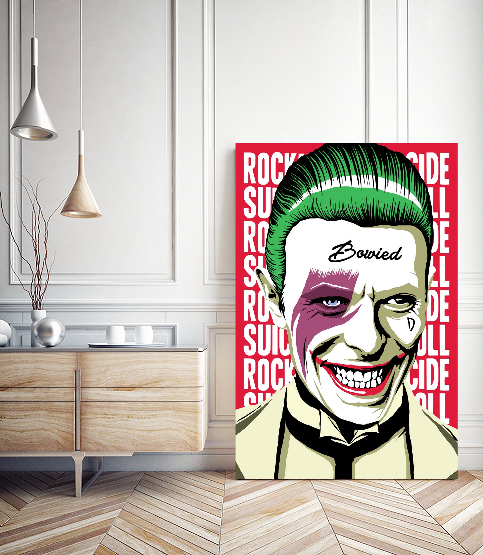 Rock n Roll Suicide by Bily Mariano da Luz on GIANT ART - red digital drawing