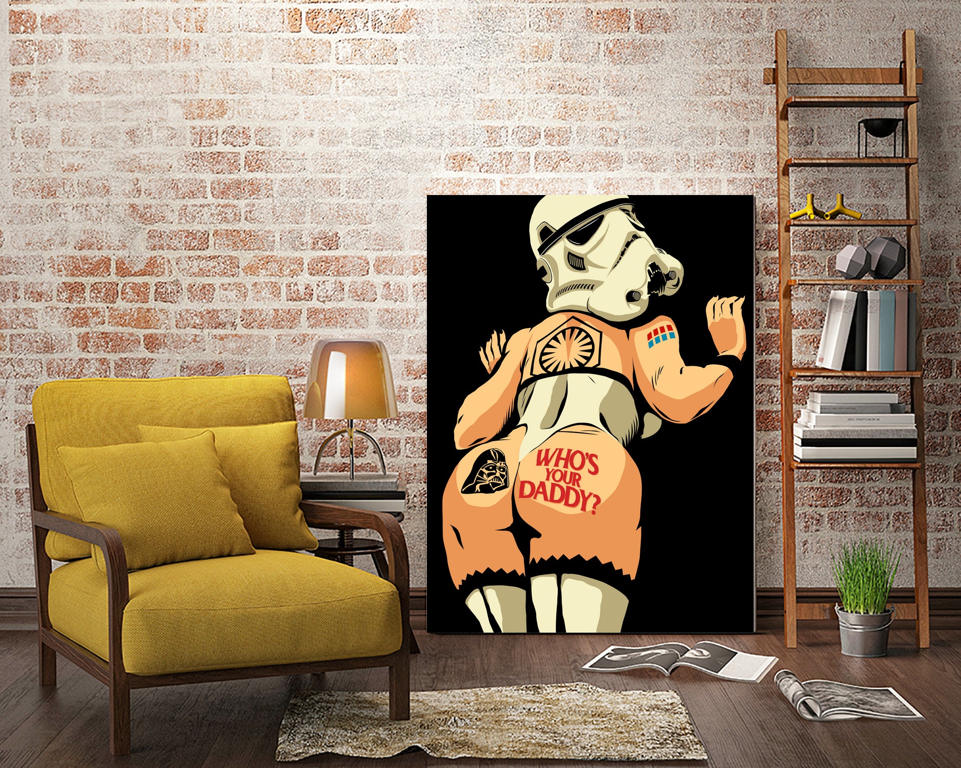 Who's Your Daddy by Bily Mariano da Luz on GIANT ART - black digital drawing