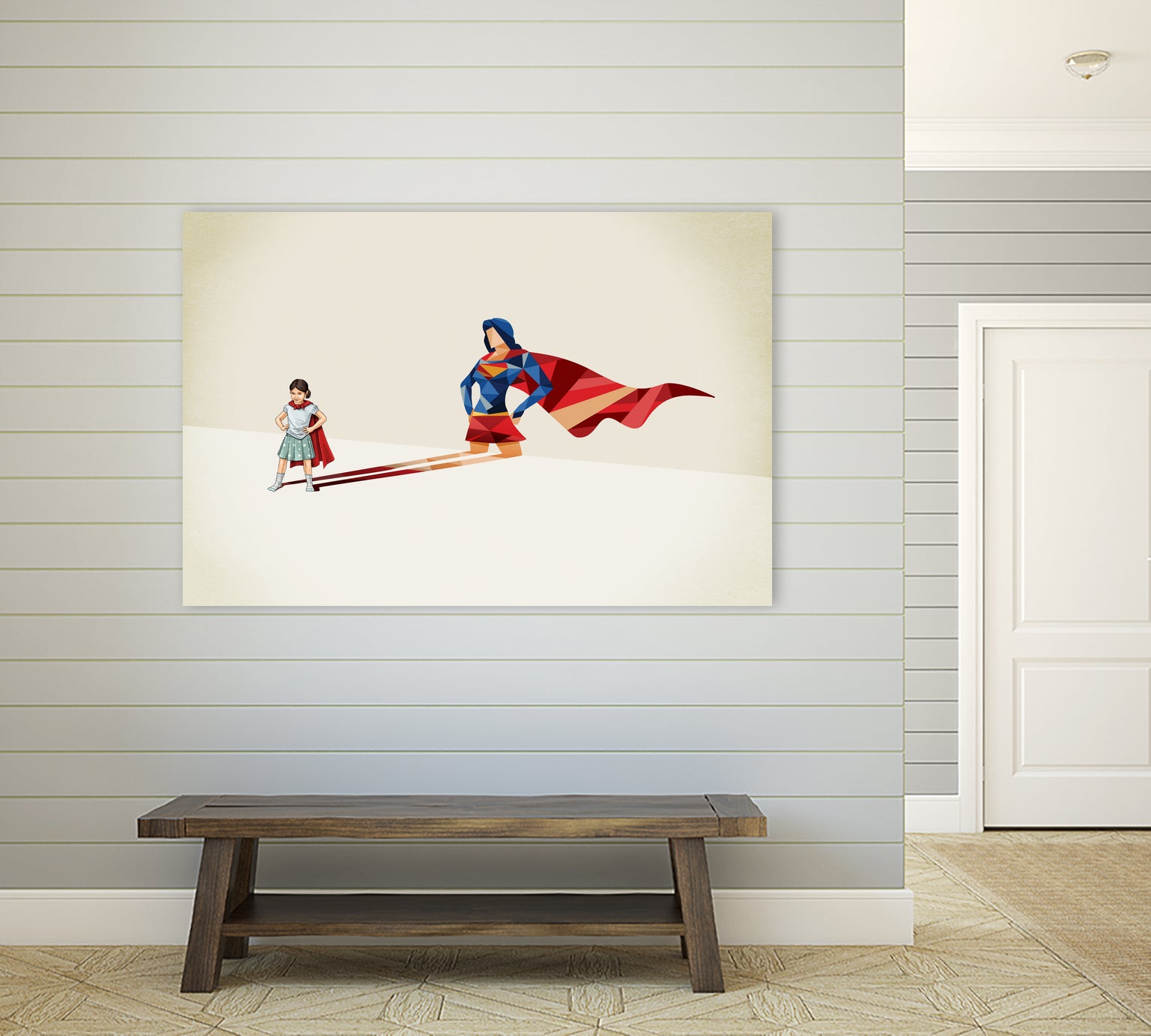 Asian American Heroine by Jason Ratliff on GIANT ART - red digital painting