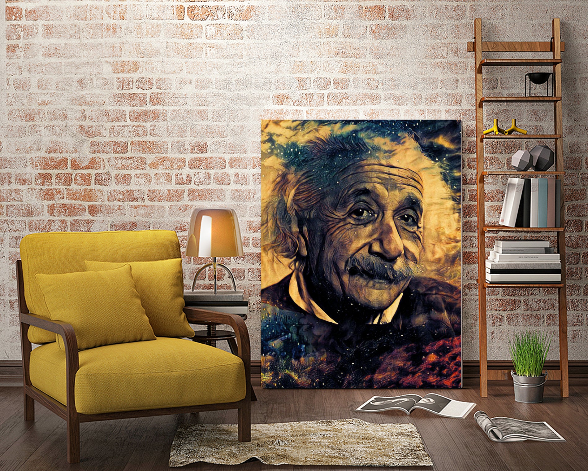 albert einstein by erjas saga on GIANT ART - black character design
