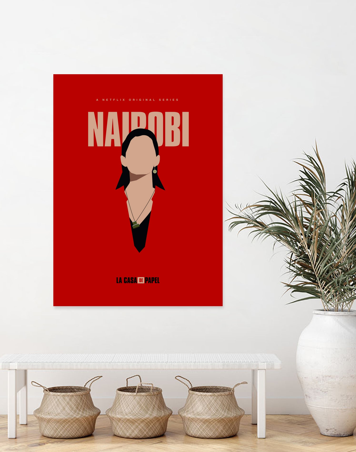 Nairobi art print by Megenta Studio on GIANT ART - red photo illustration