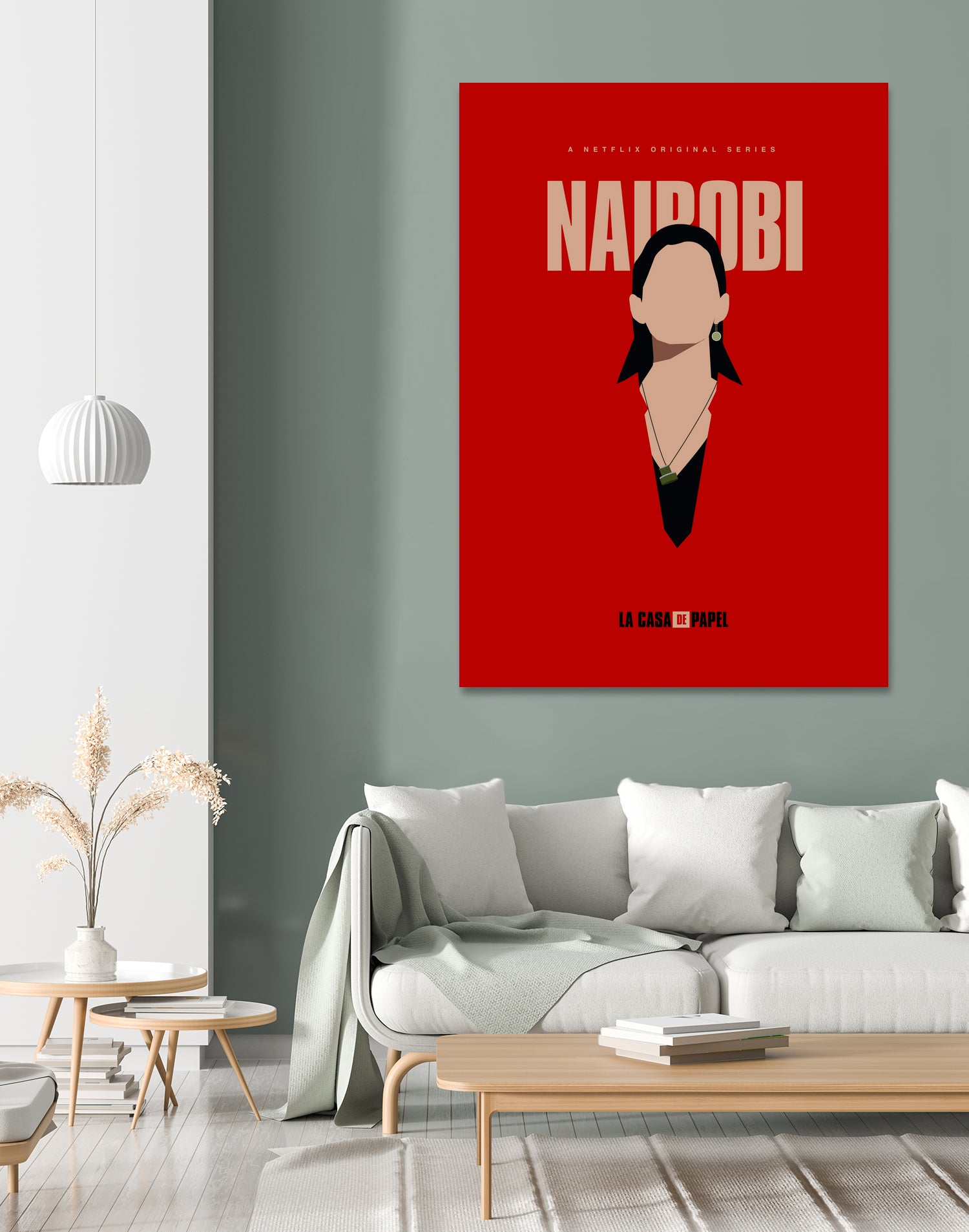 Nairobi art print by Megenta Studio on GIANT ART - red photo illustration