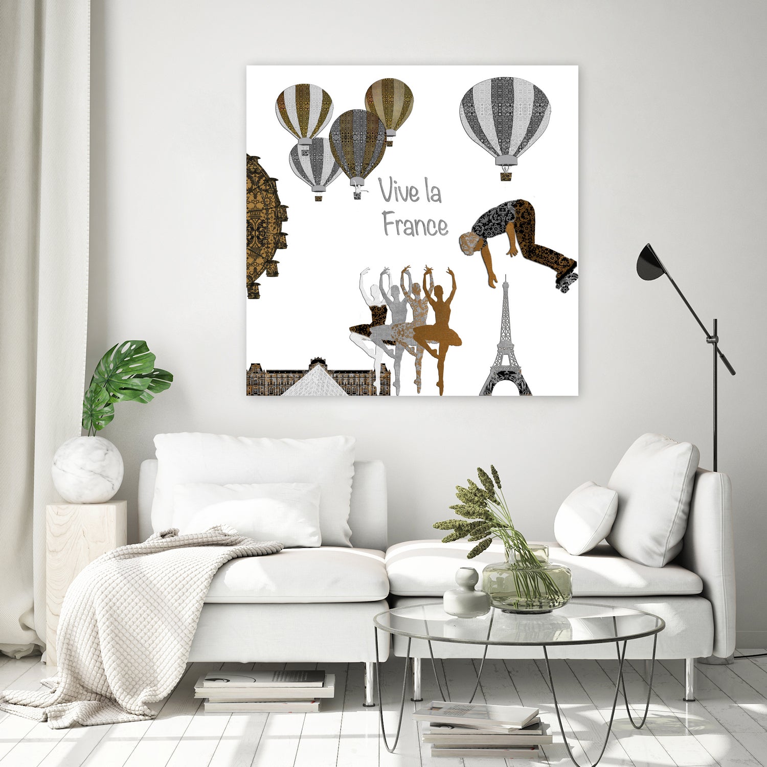 Vive la France T-shirt by Diego Taborda on GIANT ART - white digital drawing