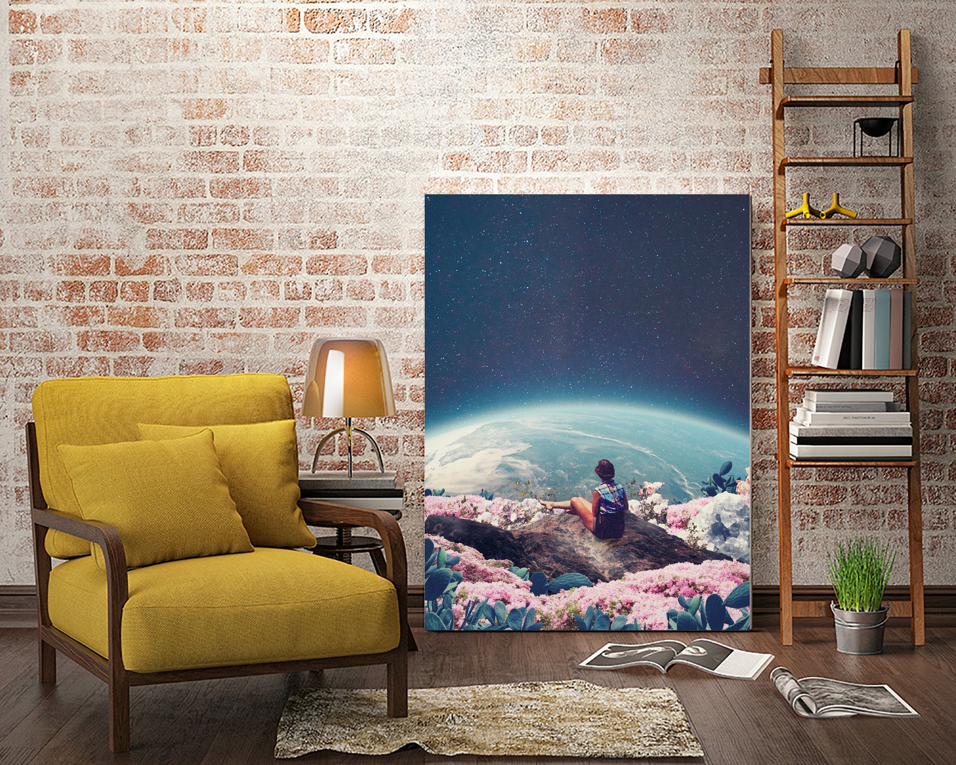 My world blossomed when I Loved You by Frank Moth on GIANT ART - blue photo manipulation