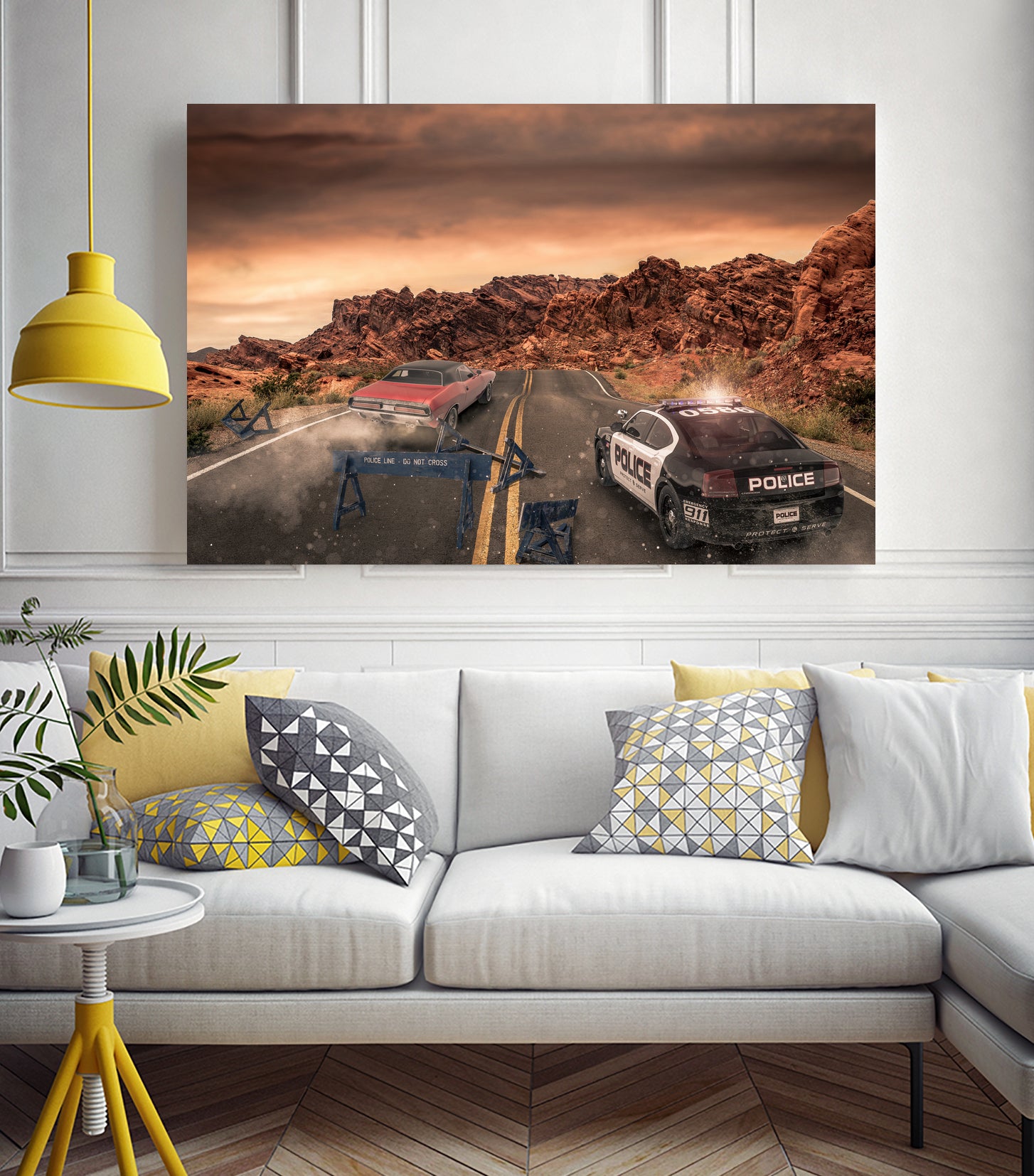 The Chase by Randy Turnbow on GIANT ART - orange photo manipulation