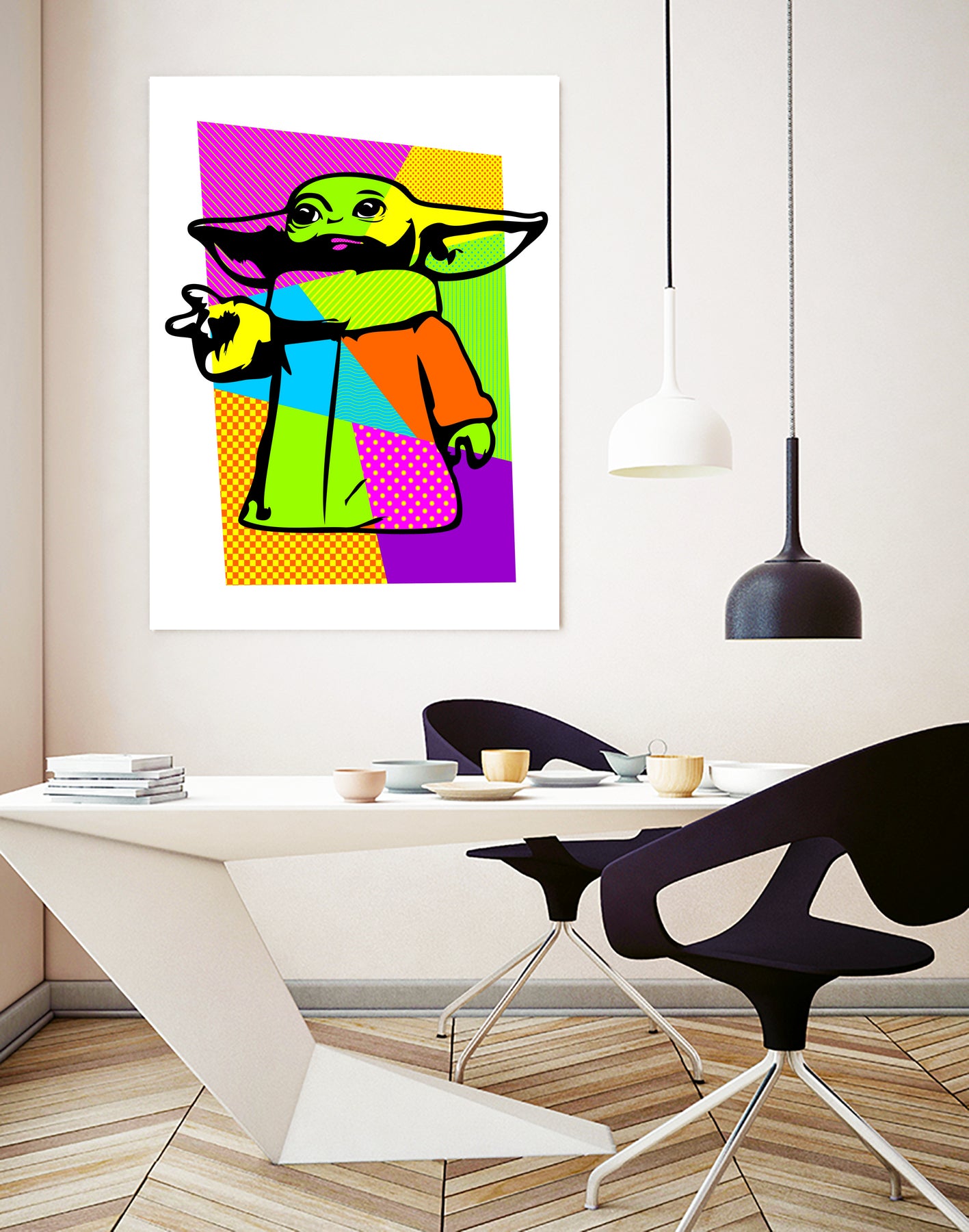The Child | Baby Yoda | Mandalorian | Pop Art by William Cuccio on GIANT ART - green digital painting