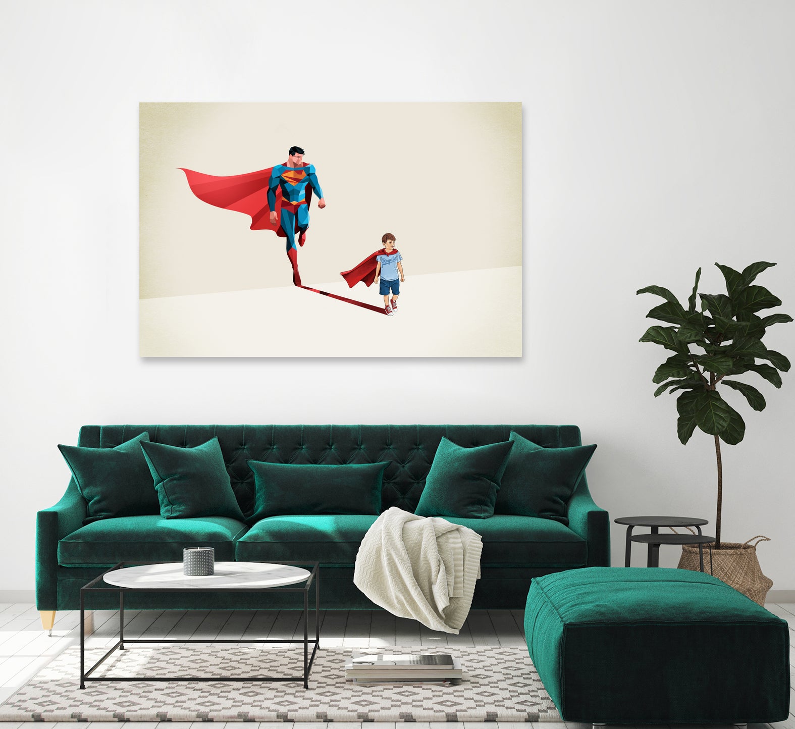 Boy of Tomorrow by Jason Ratliff on GIANT ART - red digital painting