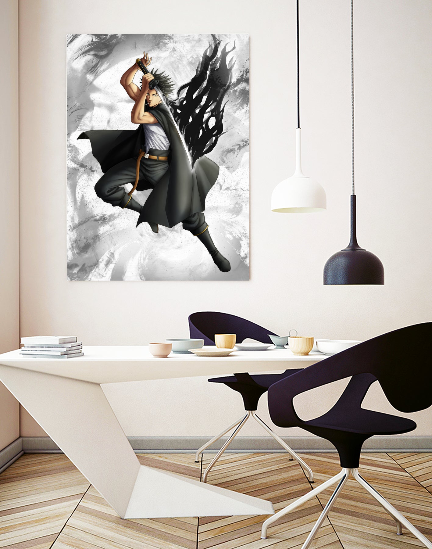 Yami dark mage captain by MCAshe 24 on GIANT ART - gray digital painting