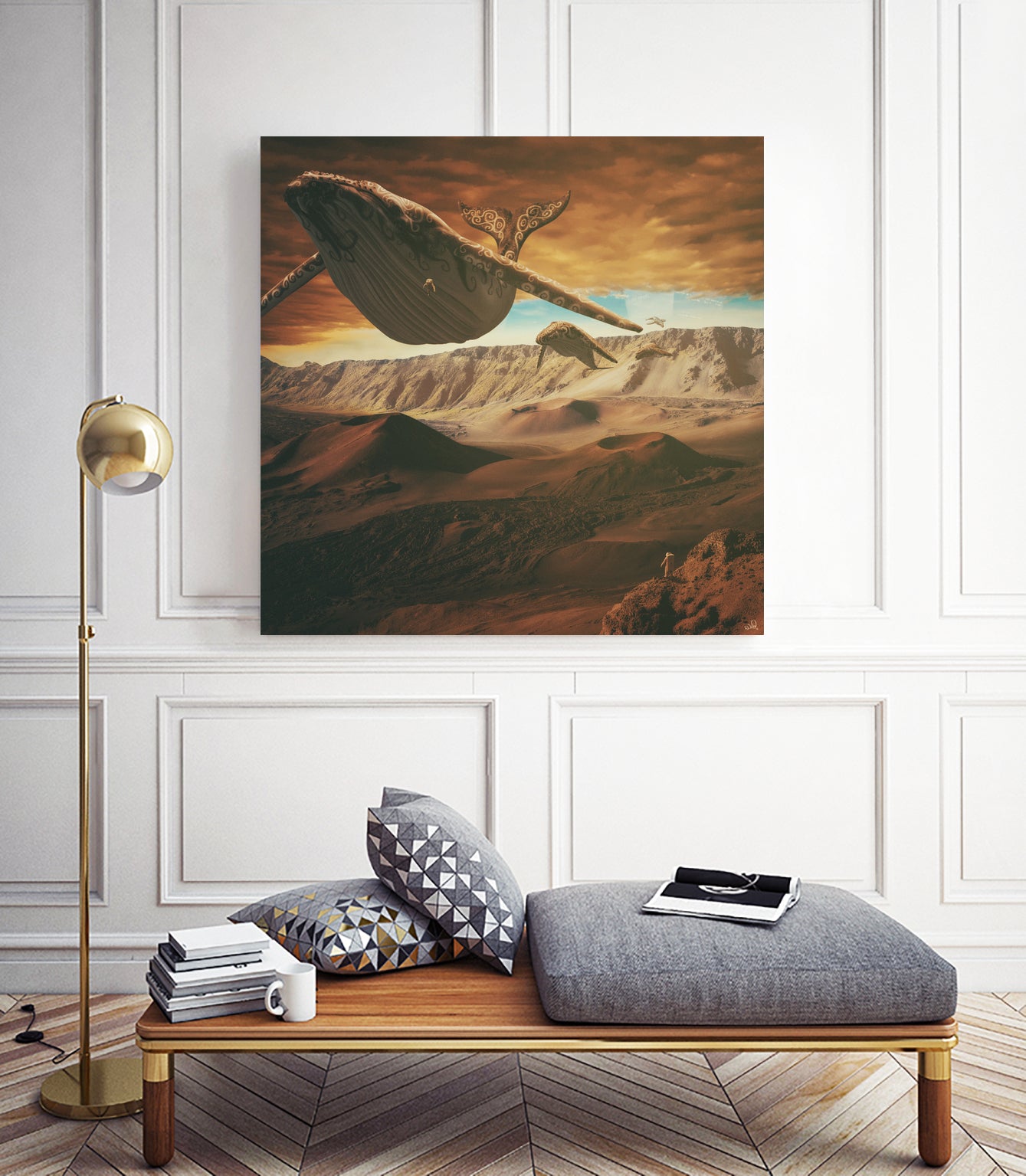 From Mars to Sirius by Siddhartha Saravia on GIANT ART - orange photo illustration