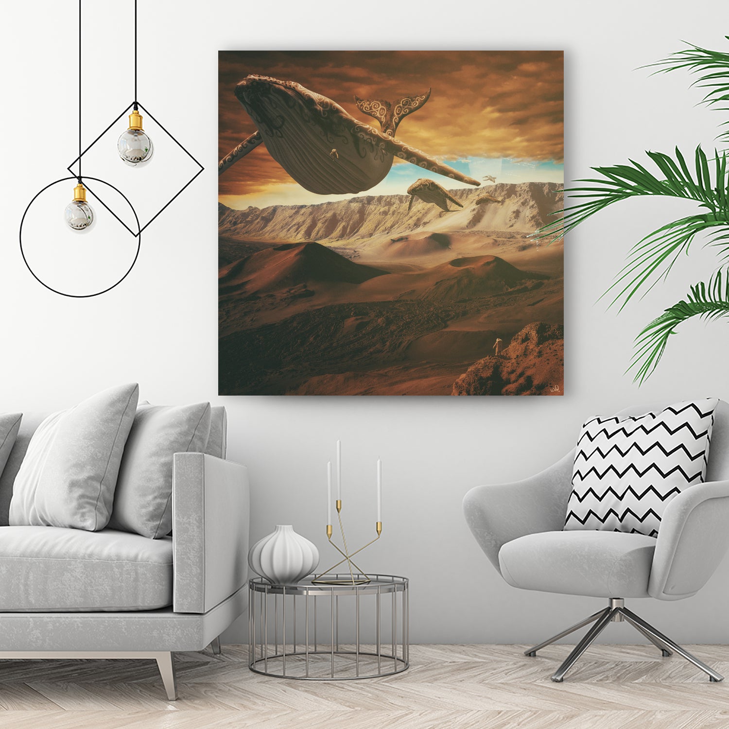 From Mars to Sirius by Siddhartha Saravia on GIANT ART - orange photo illustration