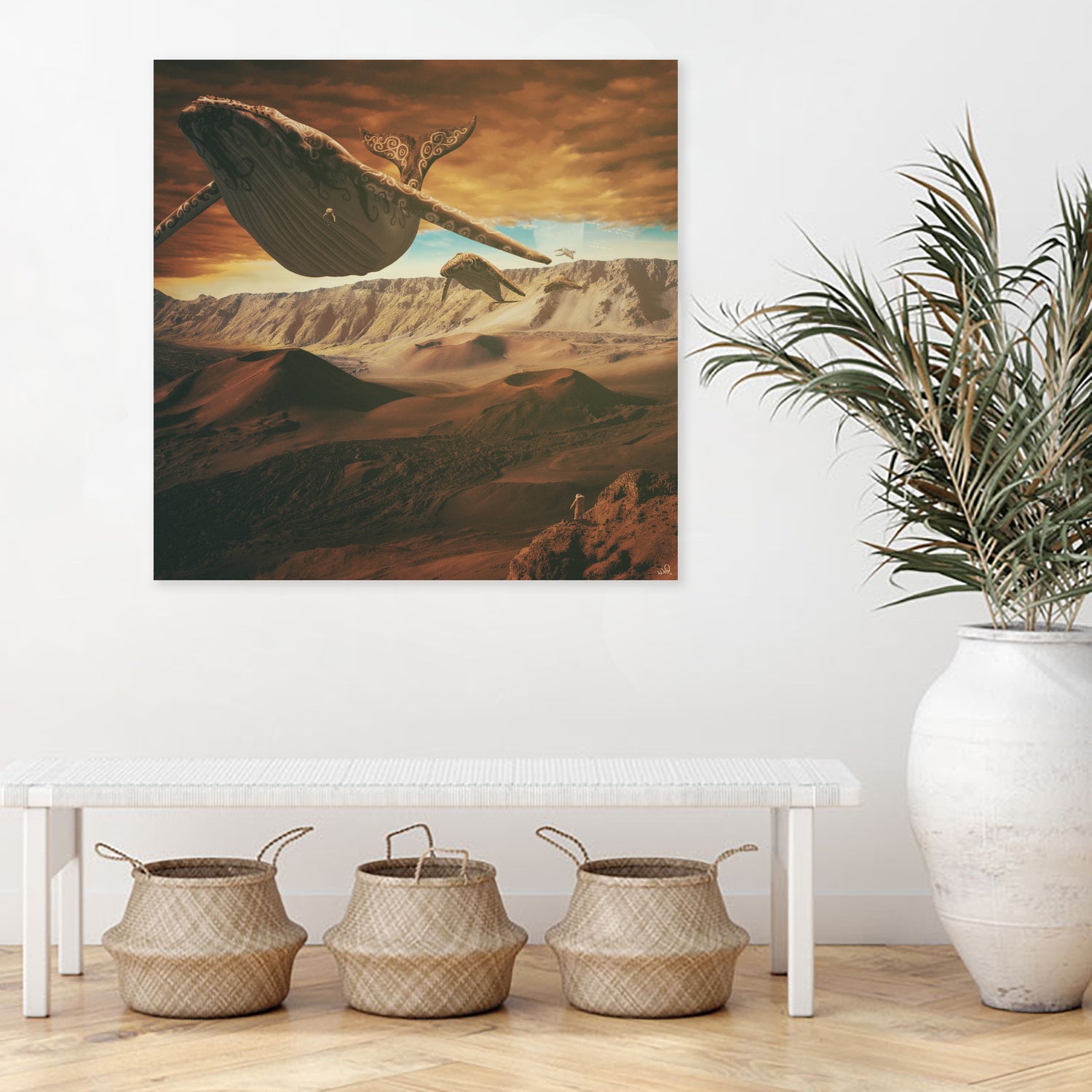 From Mars to Sirius by Siddhartha Saravia on GIANT ART - orange photo illustration