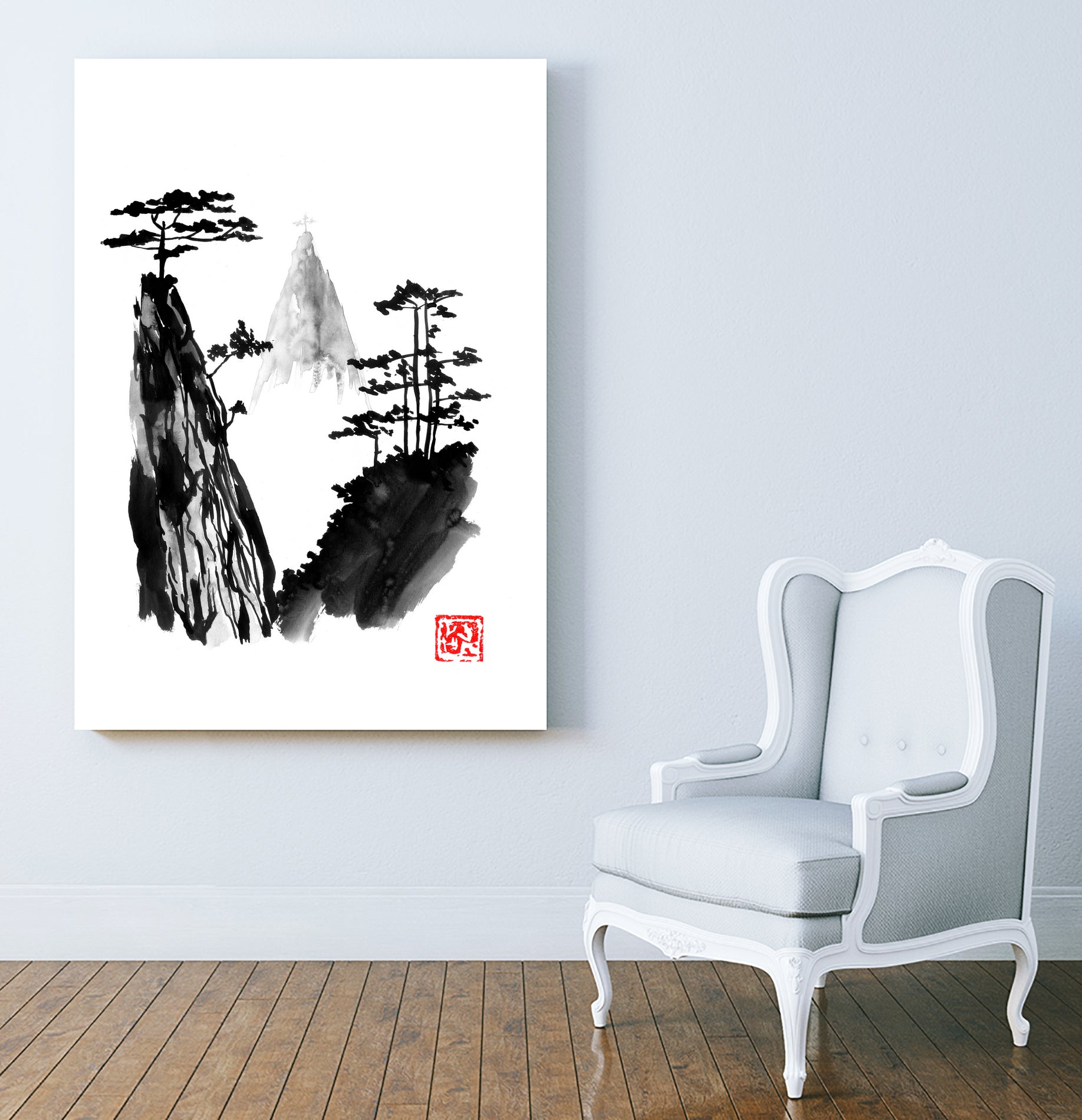 holy mountain by philippe imbert on GIANT ART - black character design